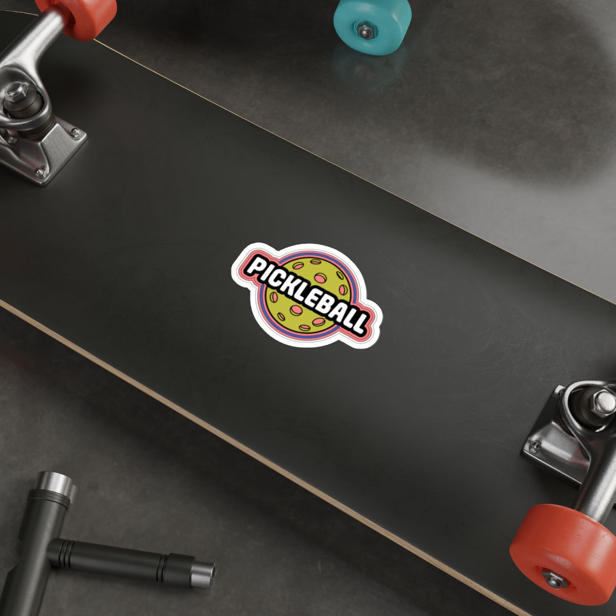 Psychedink Pickleball Sticker – Retro Vibes for Dinkers