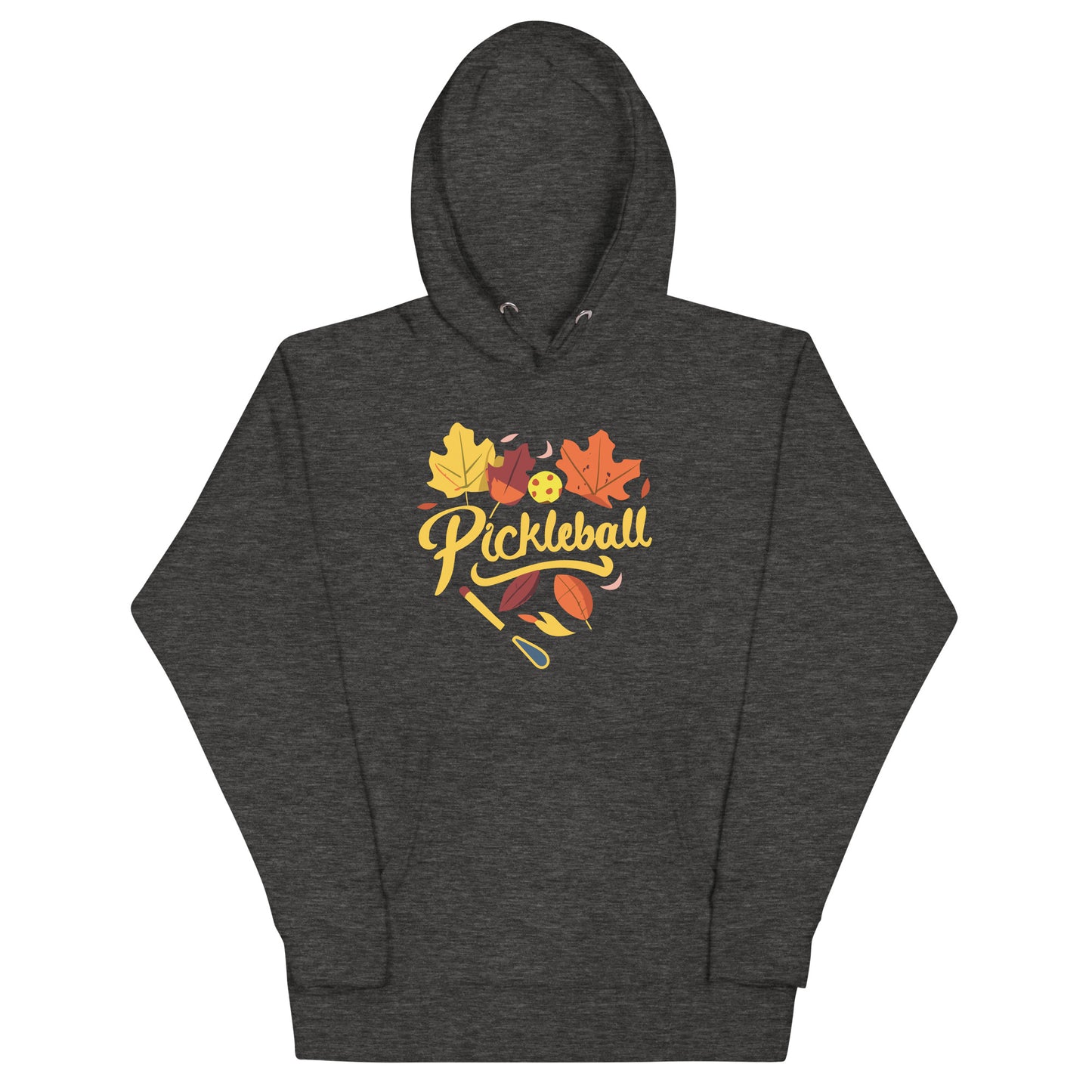 Pickleball Fall Foliage Heart Unisex Hoodie