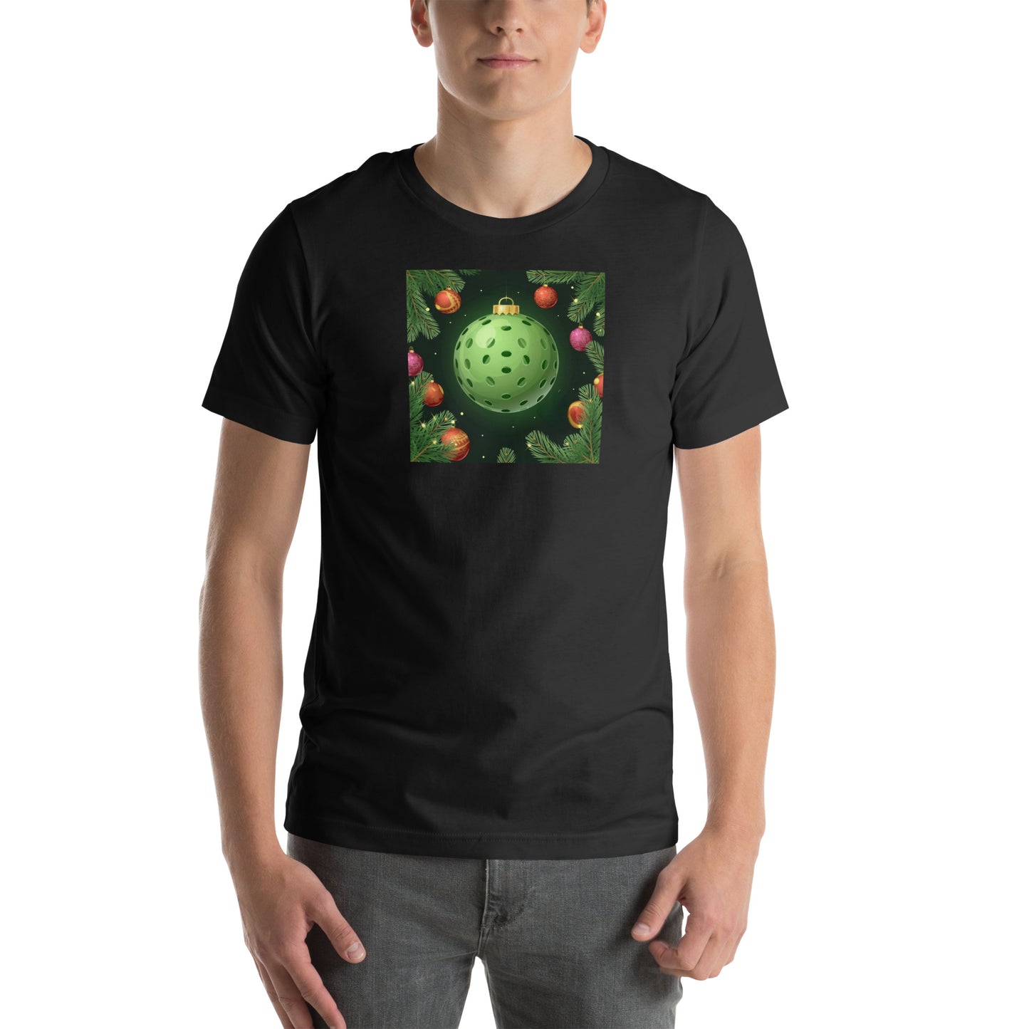 Pickleball Christmant Tree Ornament Unisex t-shirt
