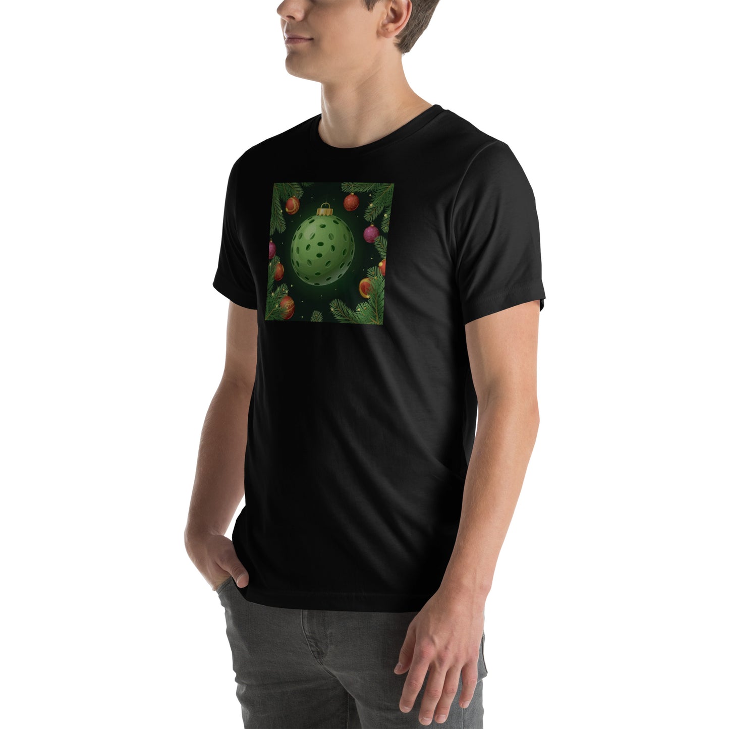Pickleball Christmant Tree Ornament Unisex t-shirt