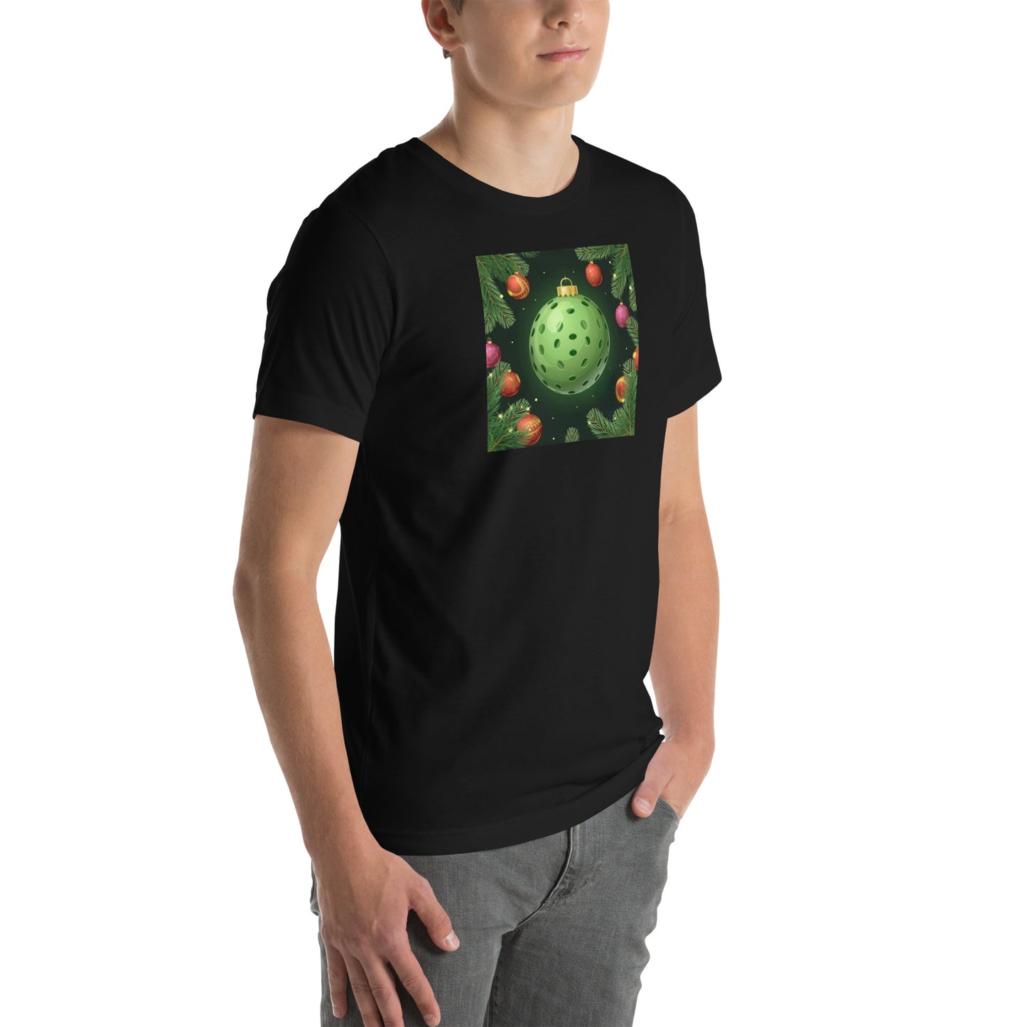 Pickleball Christmant Tree Ornament Unisex t-shirt