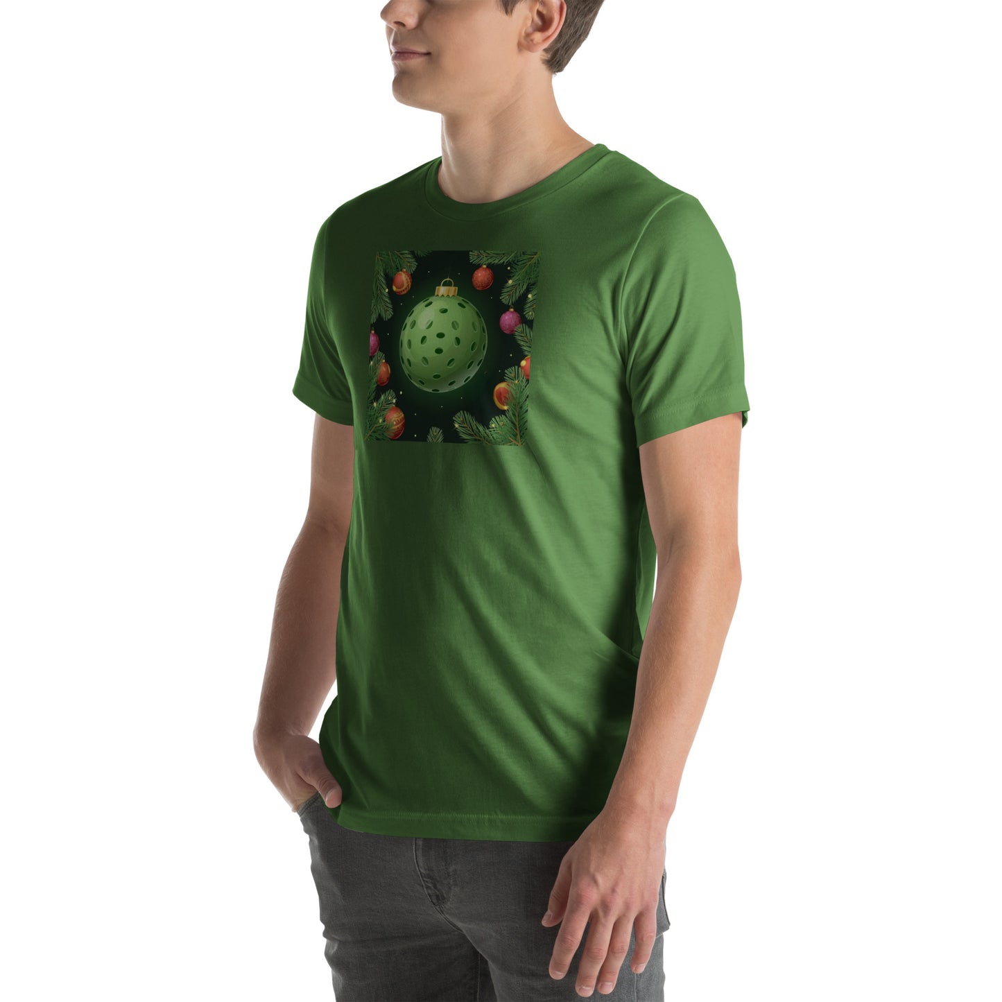 Pickleball Christmant Tree Ornament Unisex t-shirt