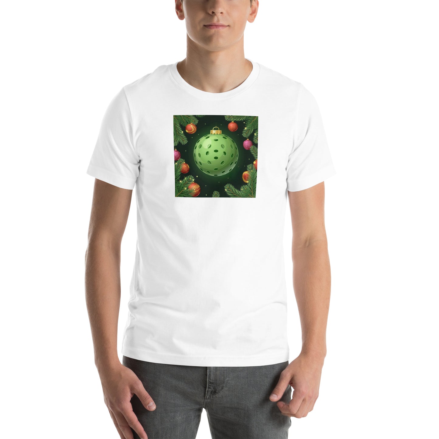 Pickleball Christmant Tree Ornament Unisex t-shirt