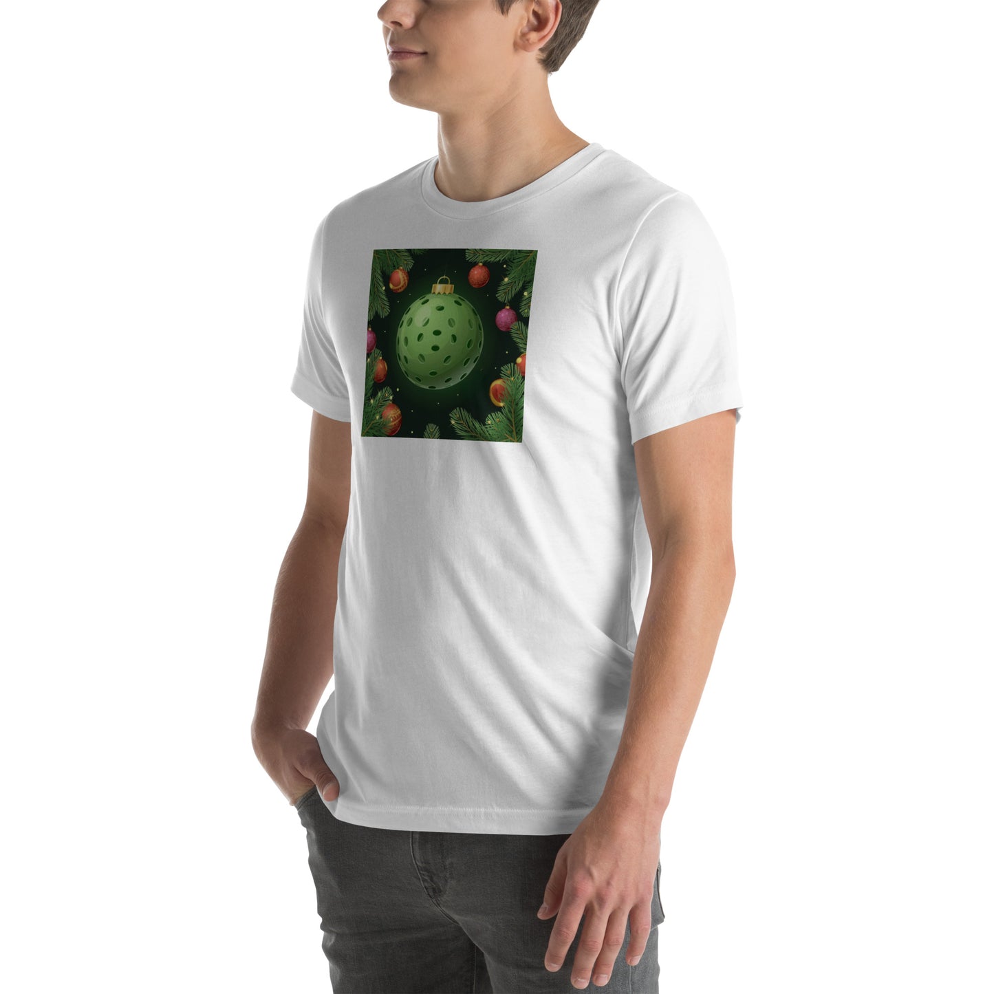 Pickleball Christmant Tree Ornament Unisex t-shirt