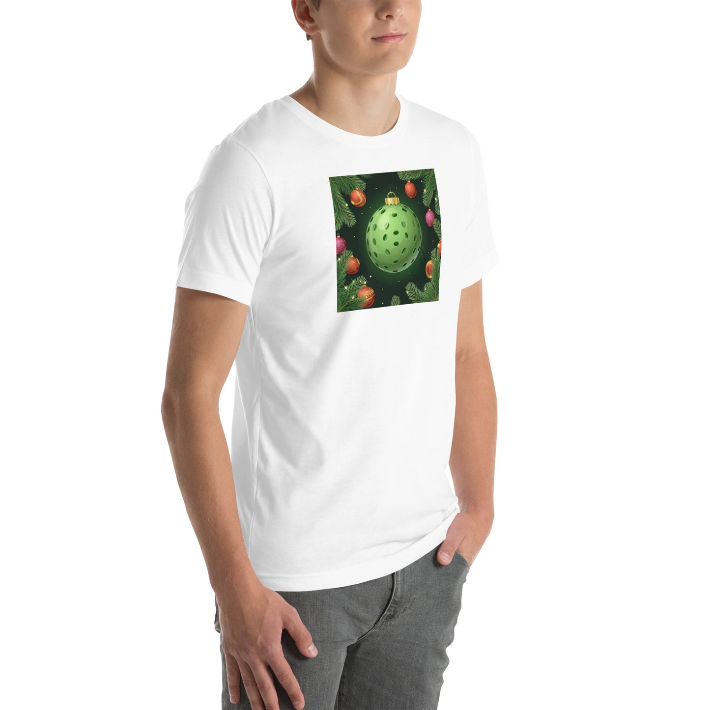 Pickleball Christmant Tree Ornament Unisex t-shirt