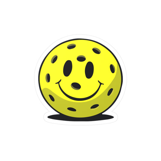 Ridinkulously Happy Pickleball Sticker Vinyl Decal