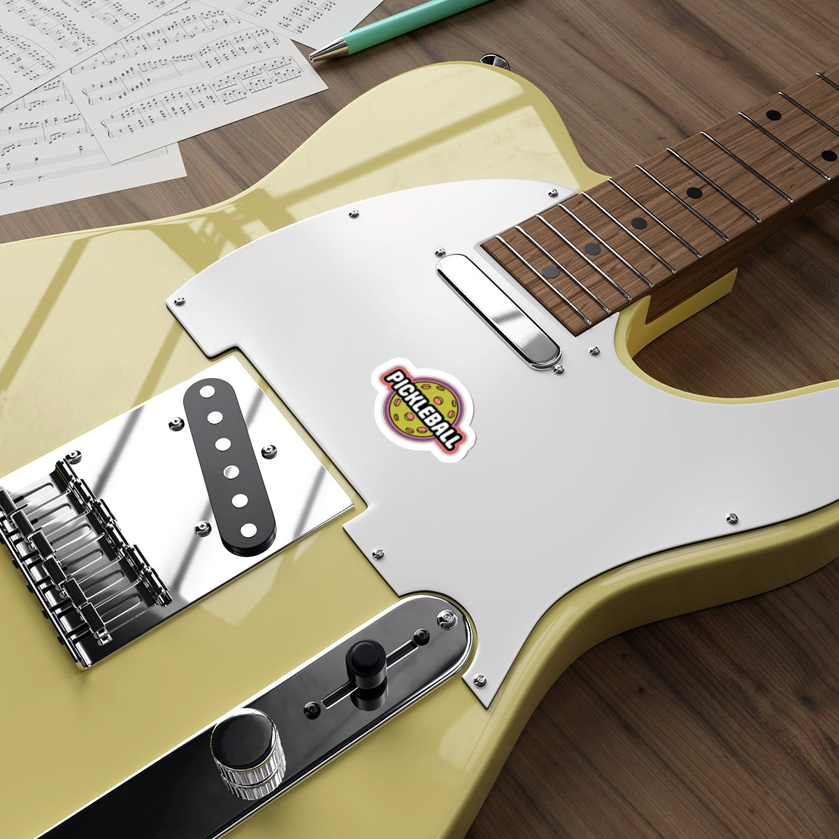Psychedink Pickleball Sticker – Retro Vibes for Dinkers