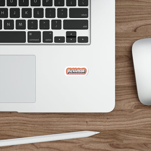Retro Pickleball Sticker - Vintage Style Vinyl Decal