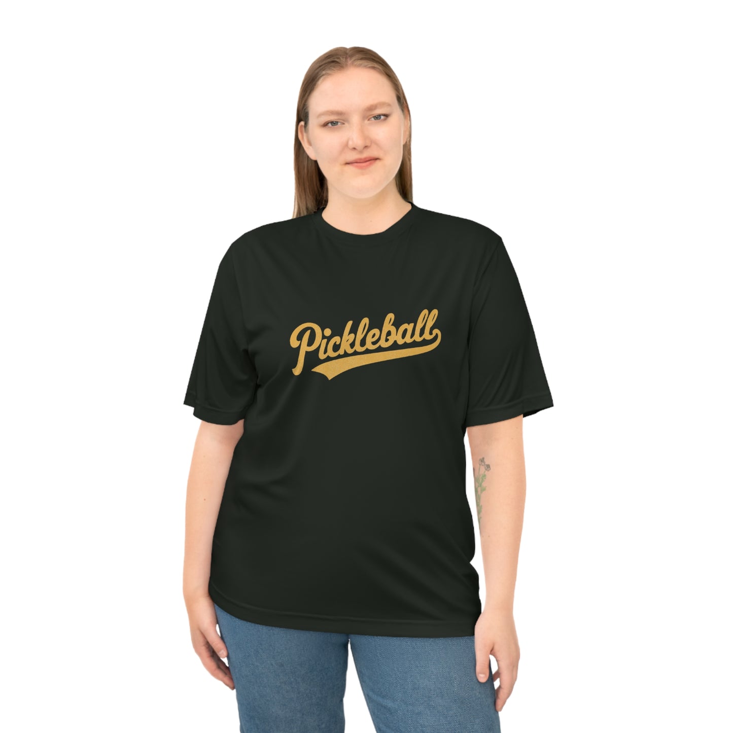 Classic Pickleball Script Performance T-Shirt