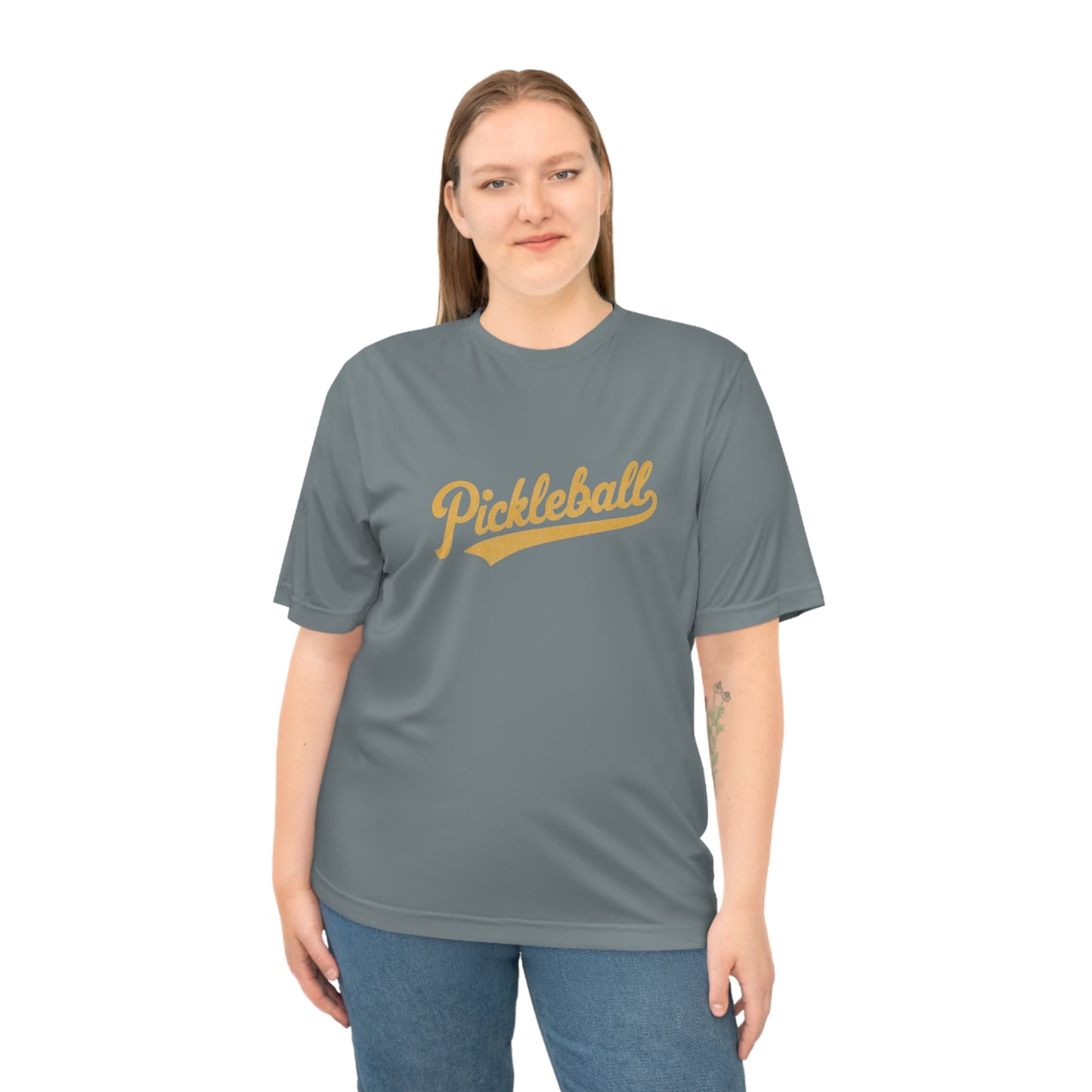 Classic Pickleball Script Performance T-Shirt