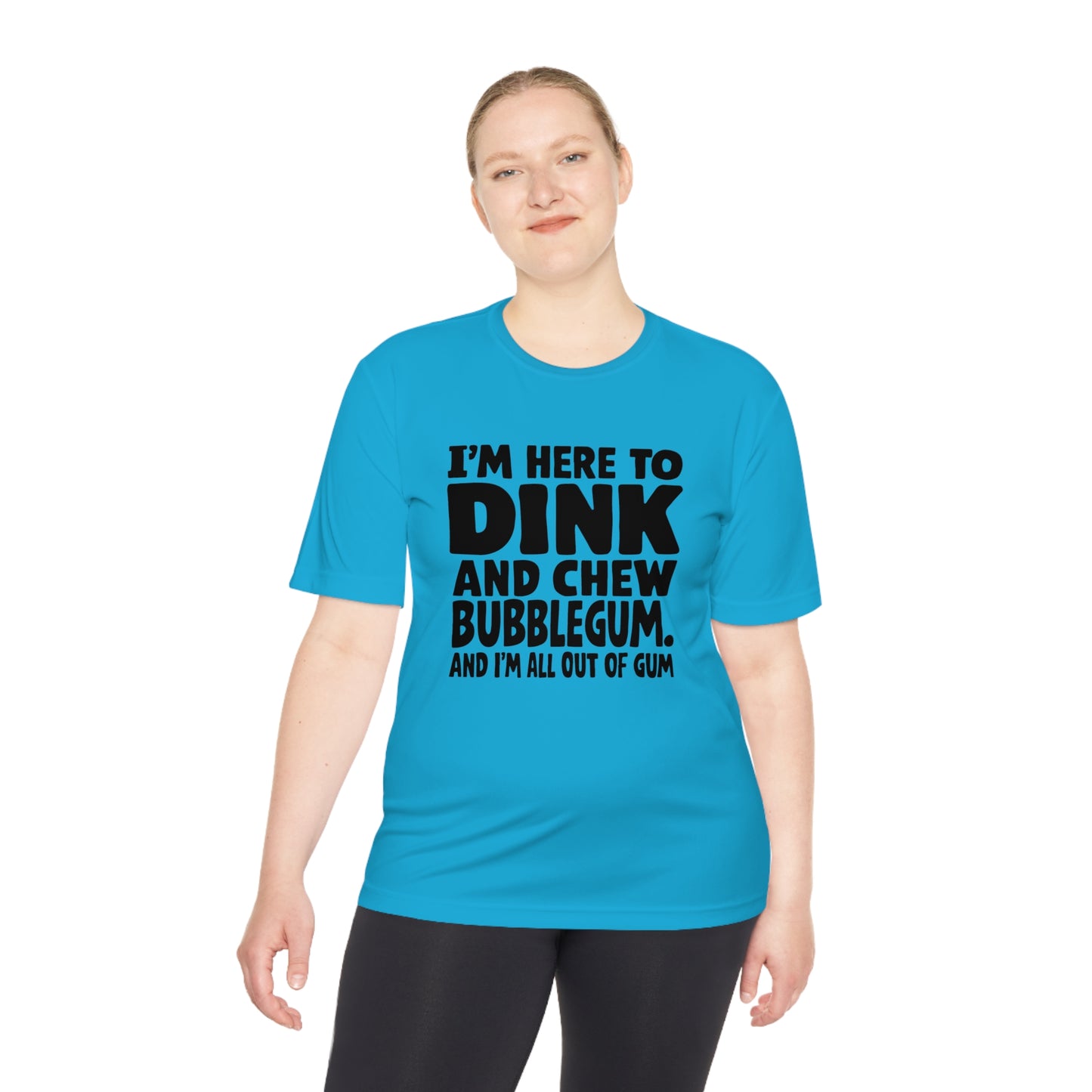 Dink and Chew Bubblegum Active Pickleball T-Shirt