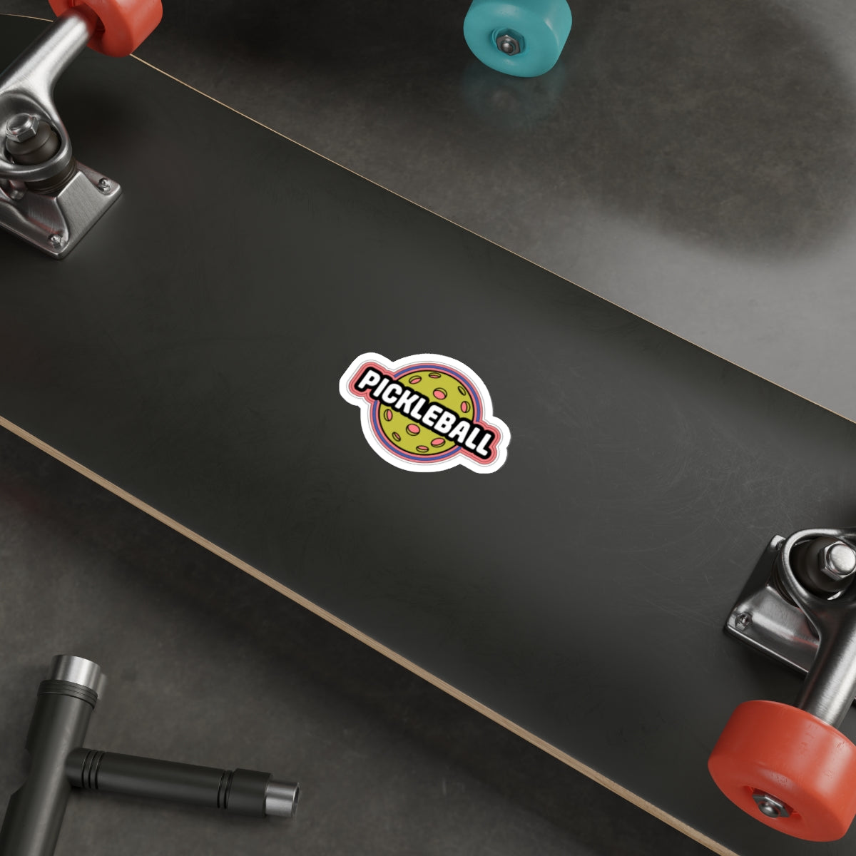 Psychedink Pickleball Sticker – Retro Vibes for Dinkers