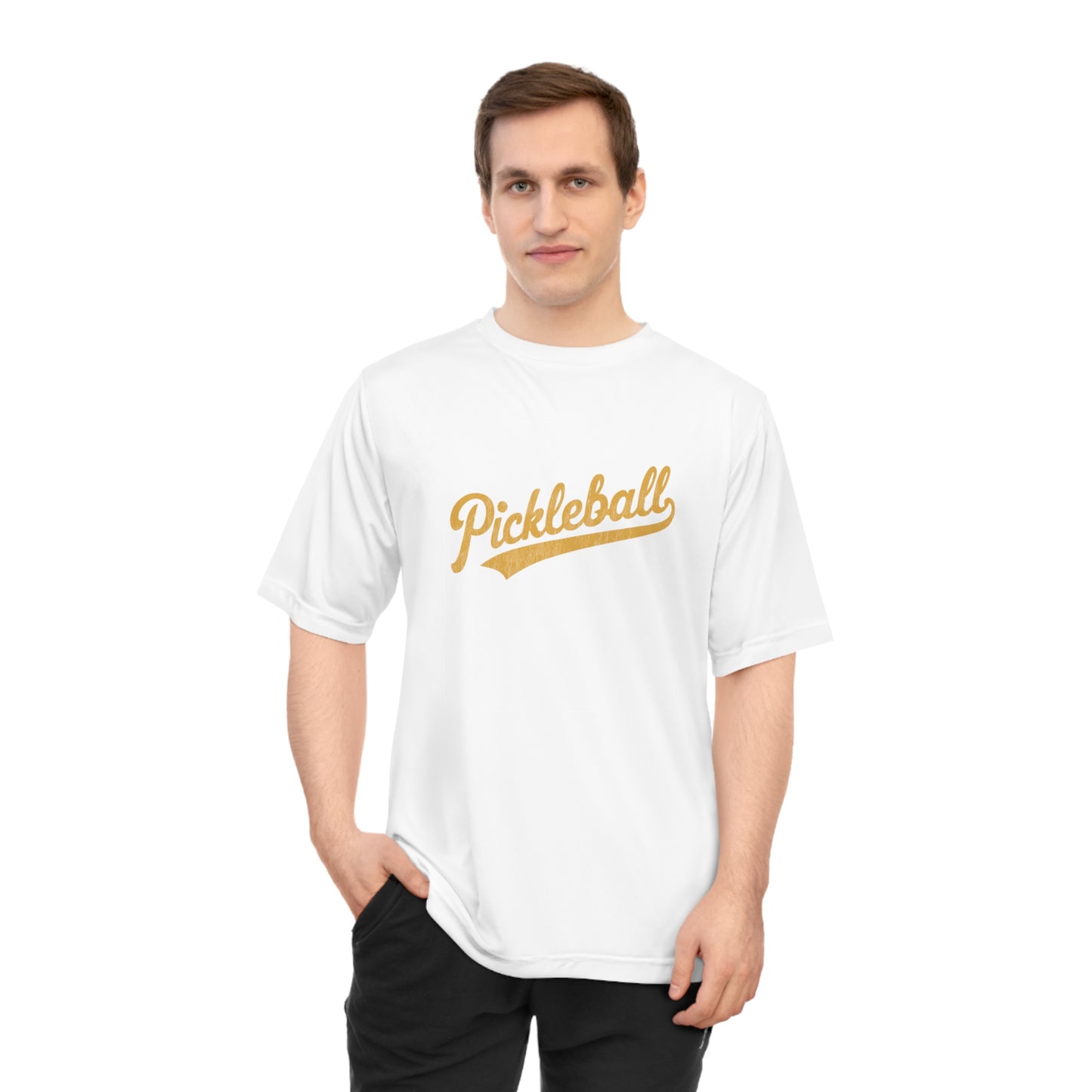 Classic Pickleball Script Performance T-Shirt