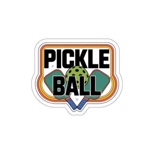 Retro Paddle Power - Vintage Pickleball Sticker