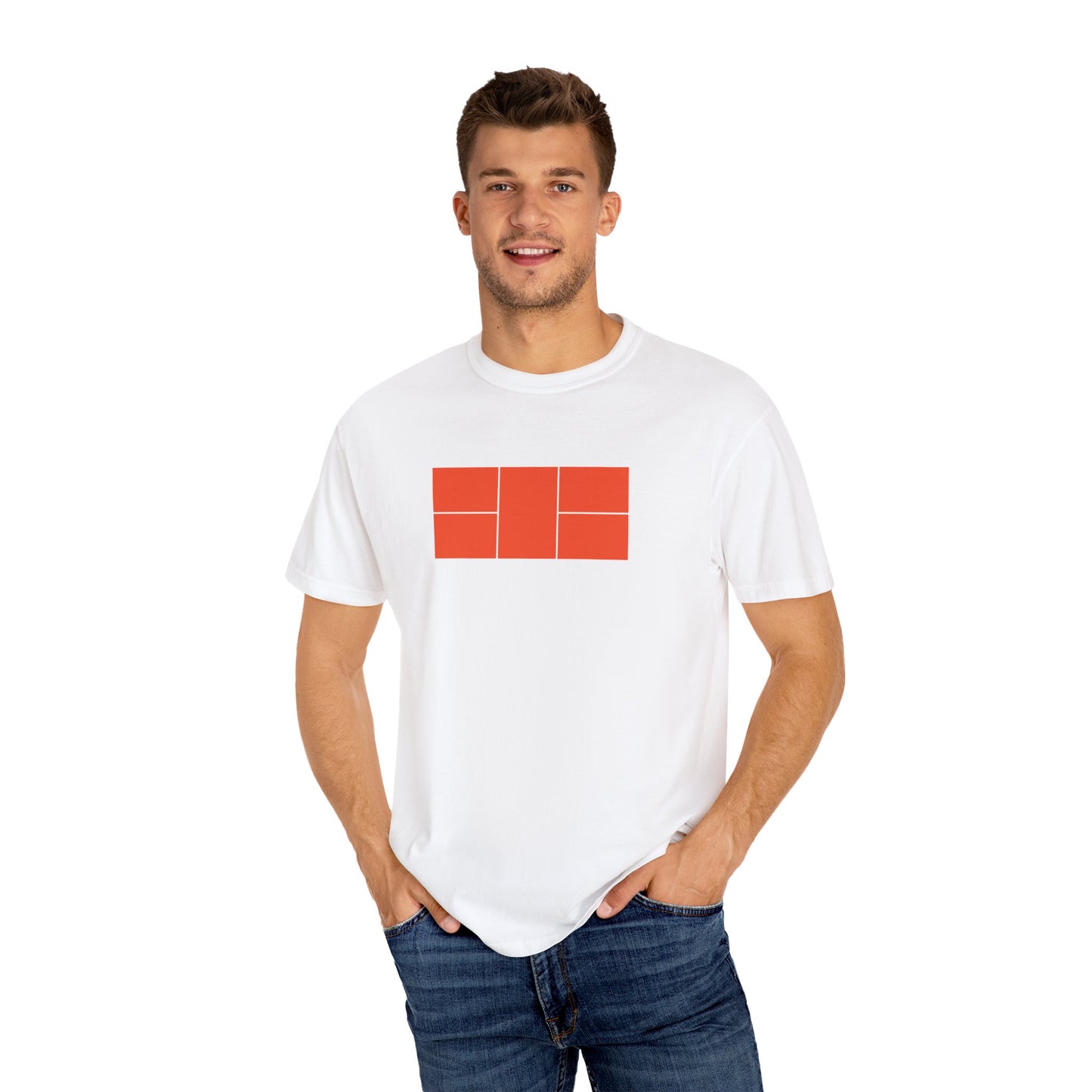 Pickleball Orange Court T-Shirt