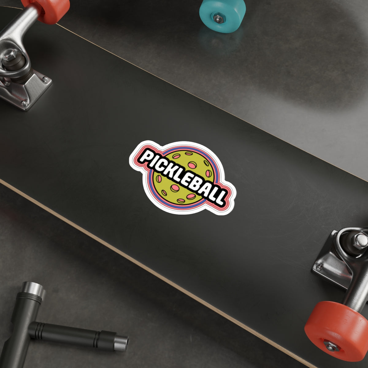 Psychedink Pickleball Sticker – Retro Vibes for Dinkers