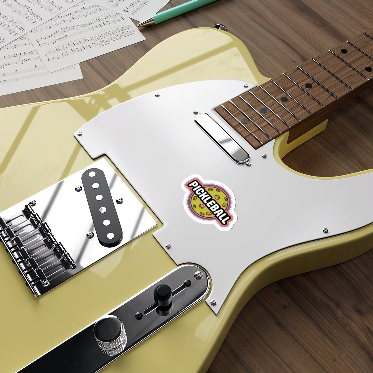 Psychedink Pickleball Sticker – Retro Vibes for Dinkers