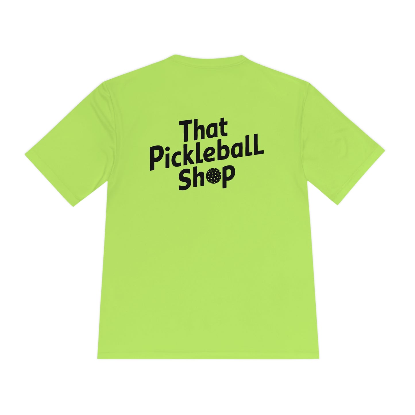 Eat Sleep Pickleball Repeat Pink Graphic Performance Pickleball T-Shirt