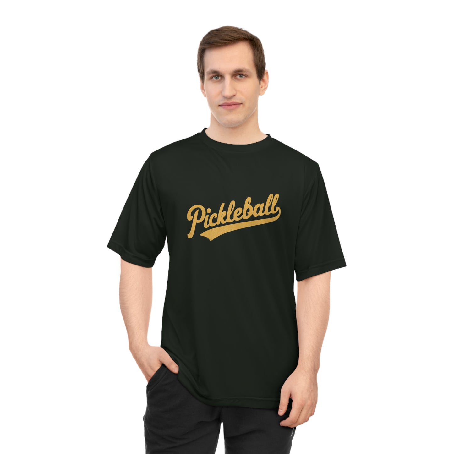 Classic Pickleball Script Performance T-Shirt