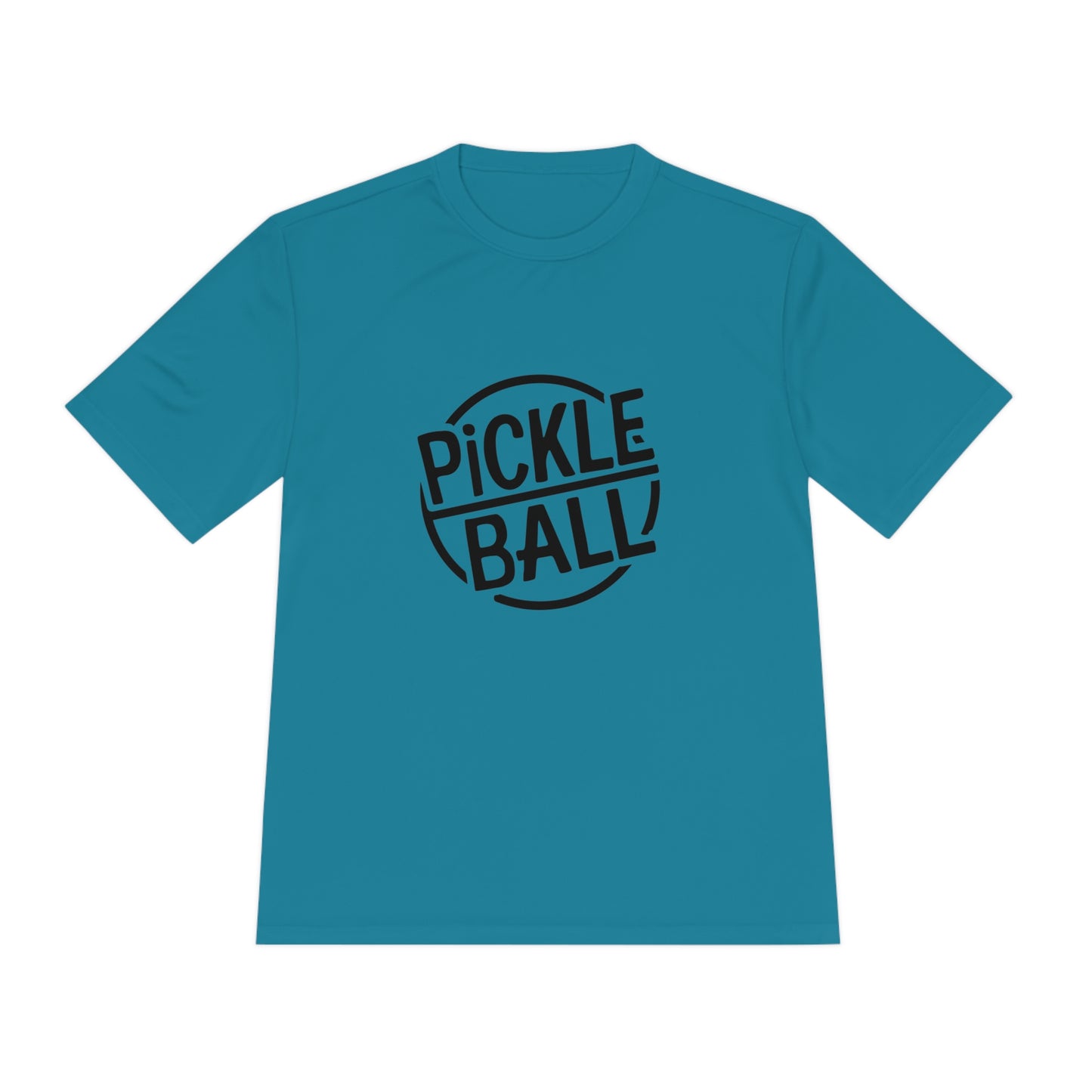 Classic Pickleball Performance T-Shirt with Stamp Graphic