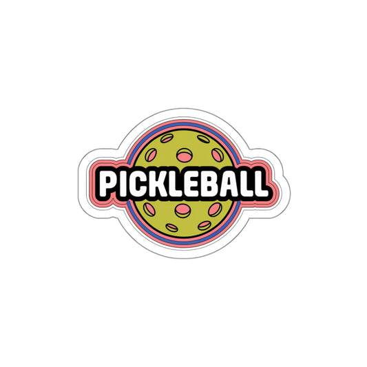 Psychedink Pickleball Sticker – Retro Vibes for Dinkers