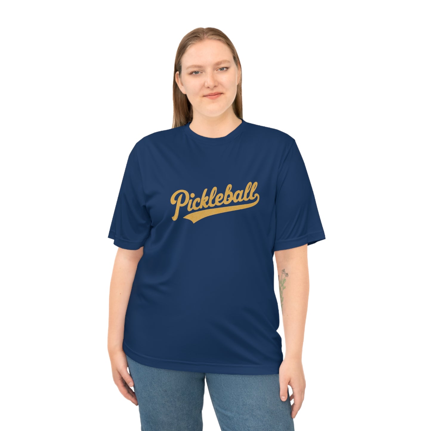 Classic Pickleball Script Performance T-Shirt