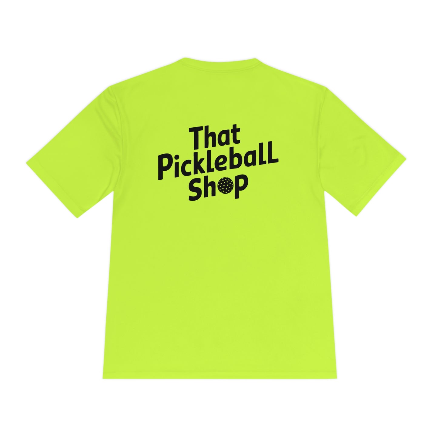 Eat Sleep Pickleball Repeat Pink Graphic Performance Pickleball T-Shirt