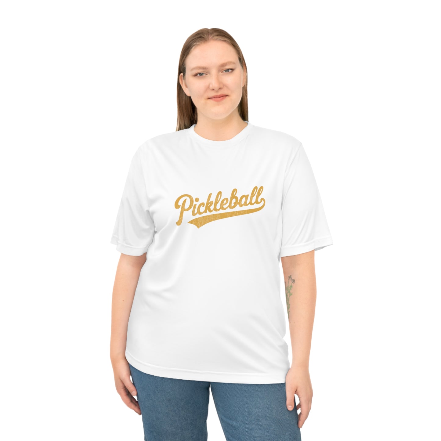 Classic Pickleball Script Performance T-Shirt