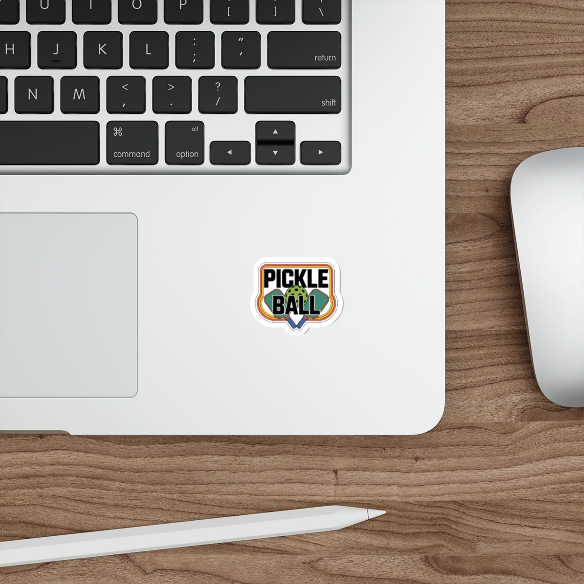 Retro Paddle Power - Vintage Pickleball Sticker