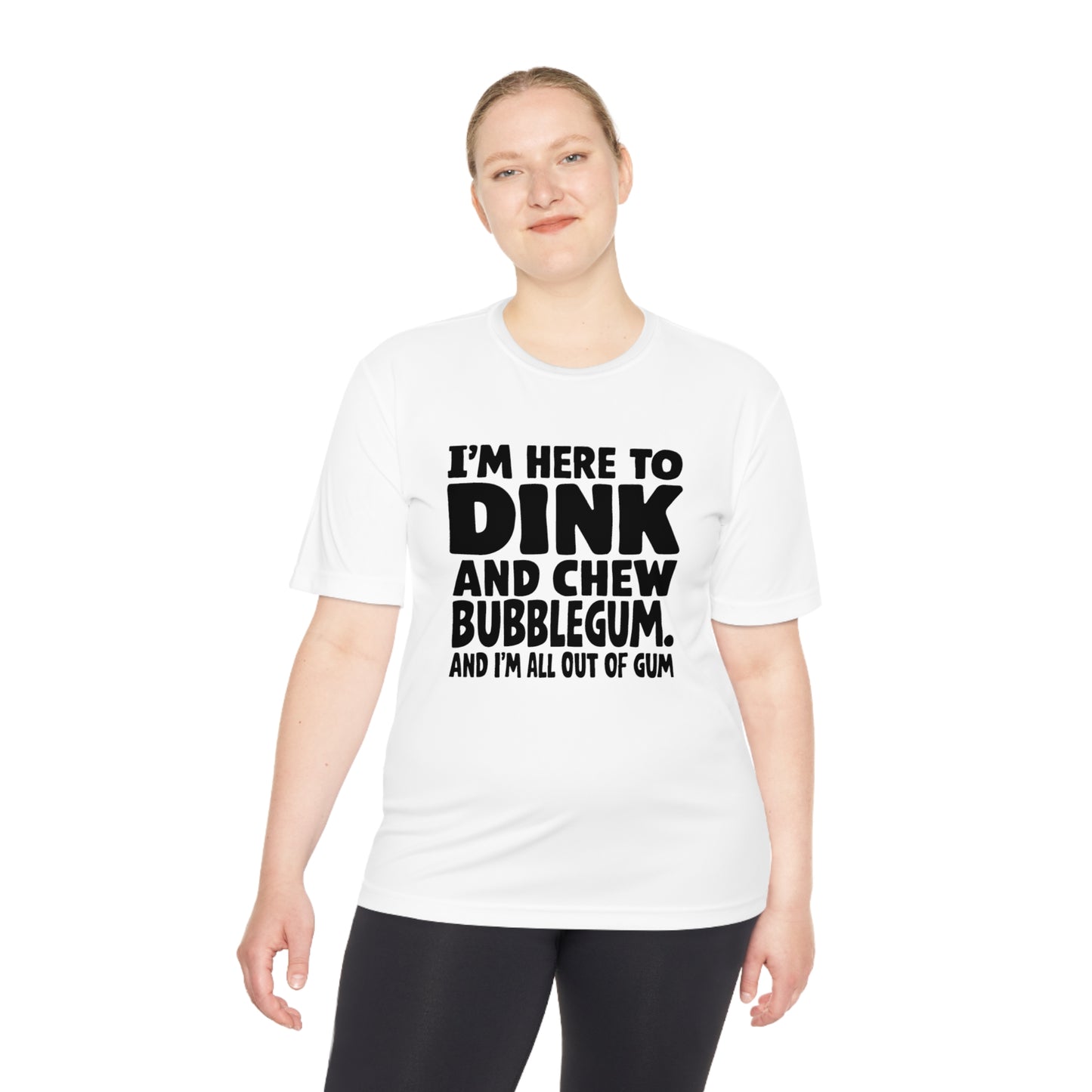 Dink and Chew Bubblegum Active Pickleball T-Shirt