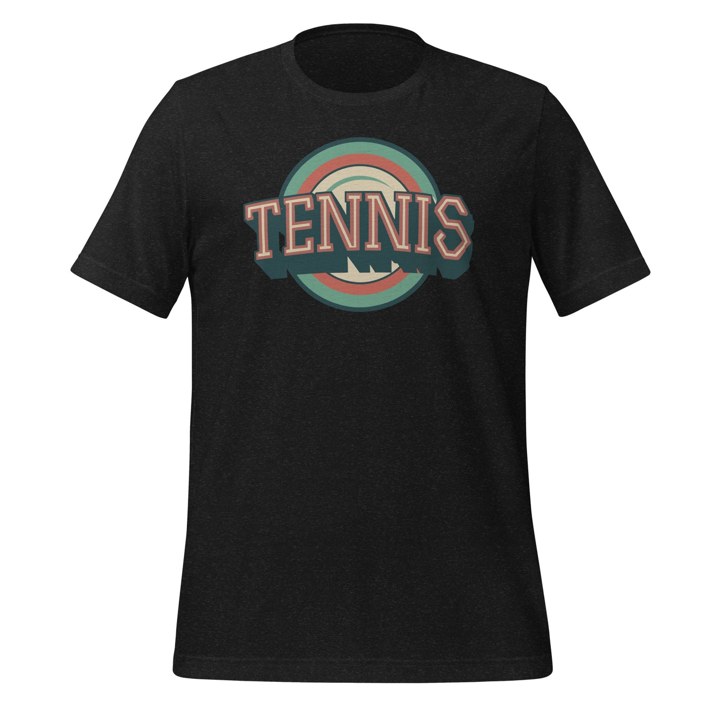 The Retro Tennis T-Shirt shown in an alternate color, featuring the same vibrant tennis graphic.