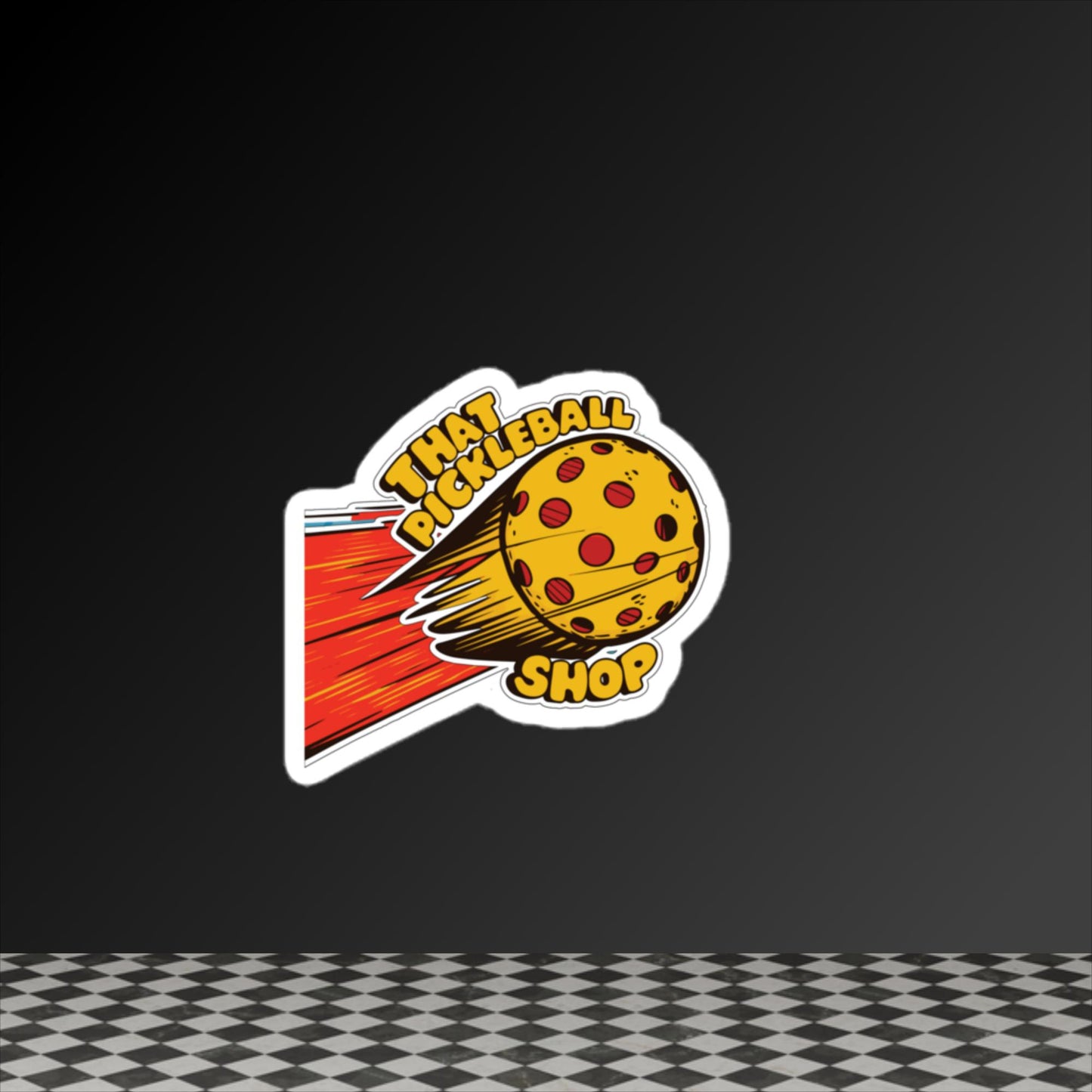 That Pickleball Shop Shooting Star Sticker
