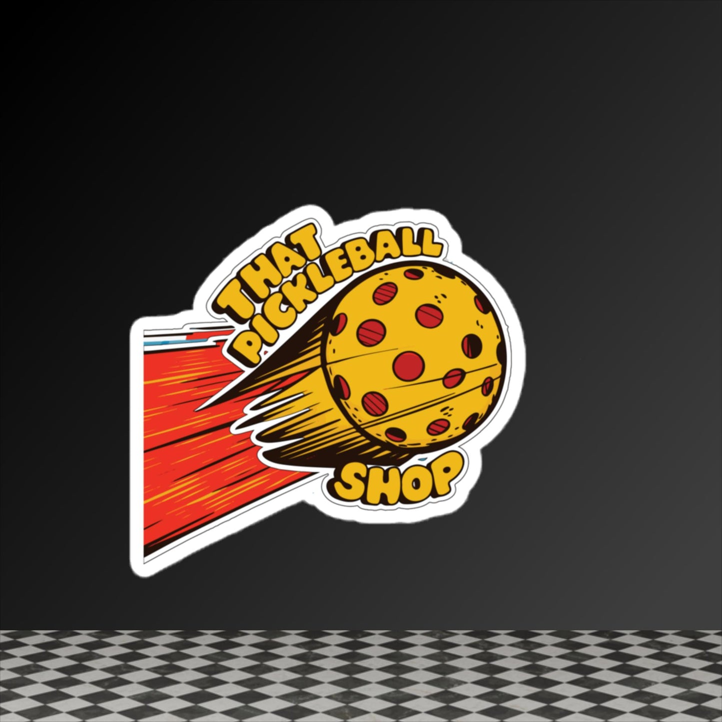 That Pickleball Shop Shooting Star Sticker