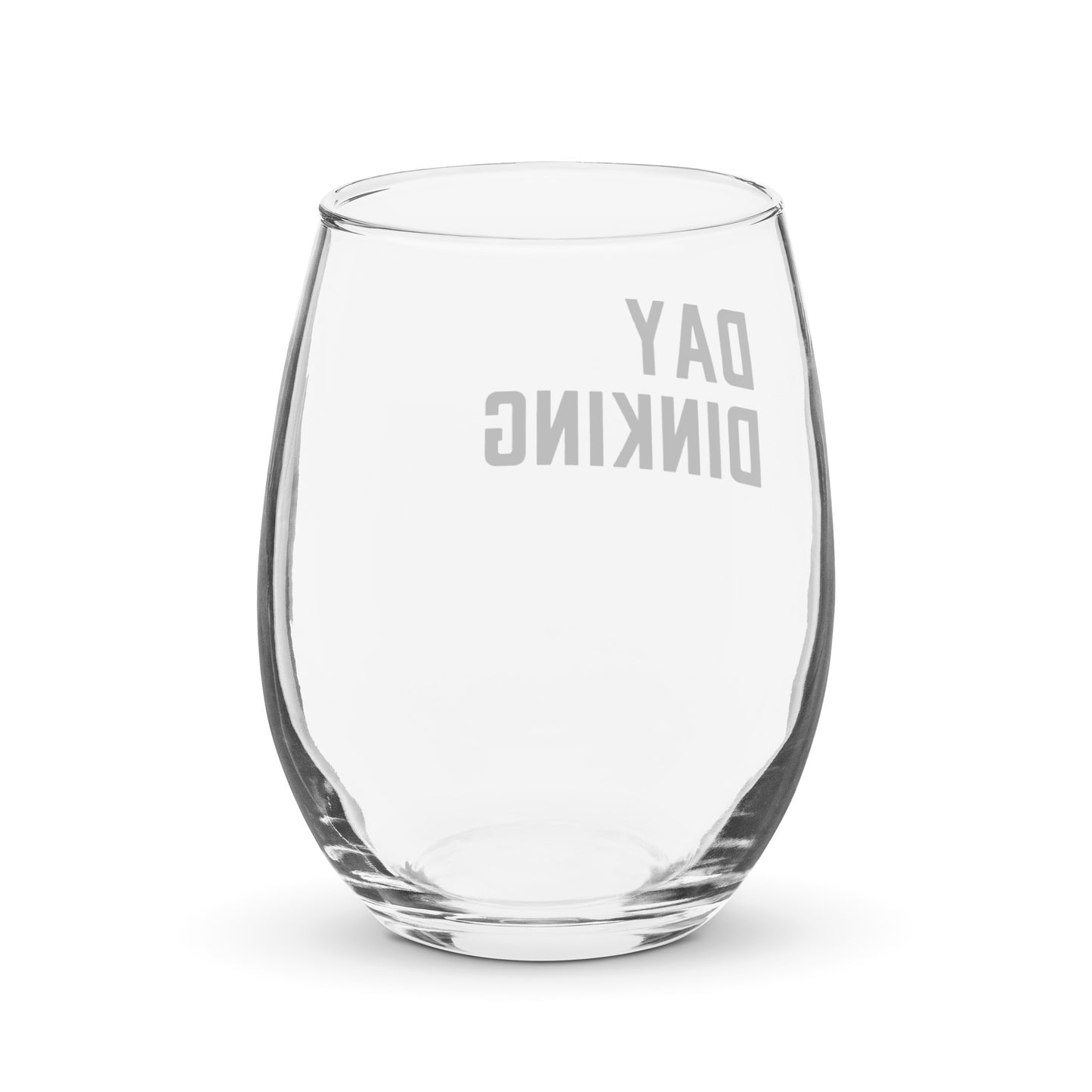 Pickleball Day Dinking Wine Glass - Stemless