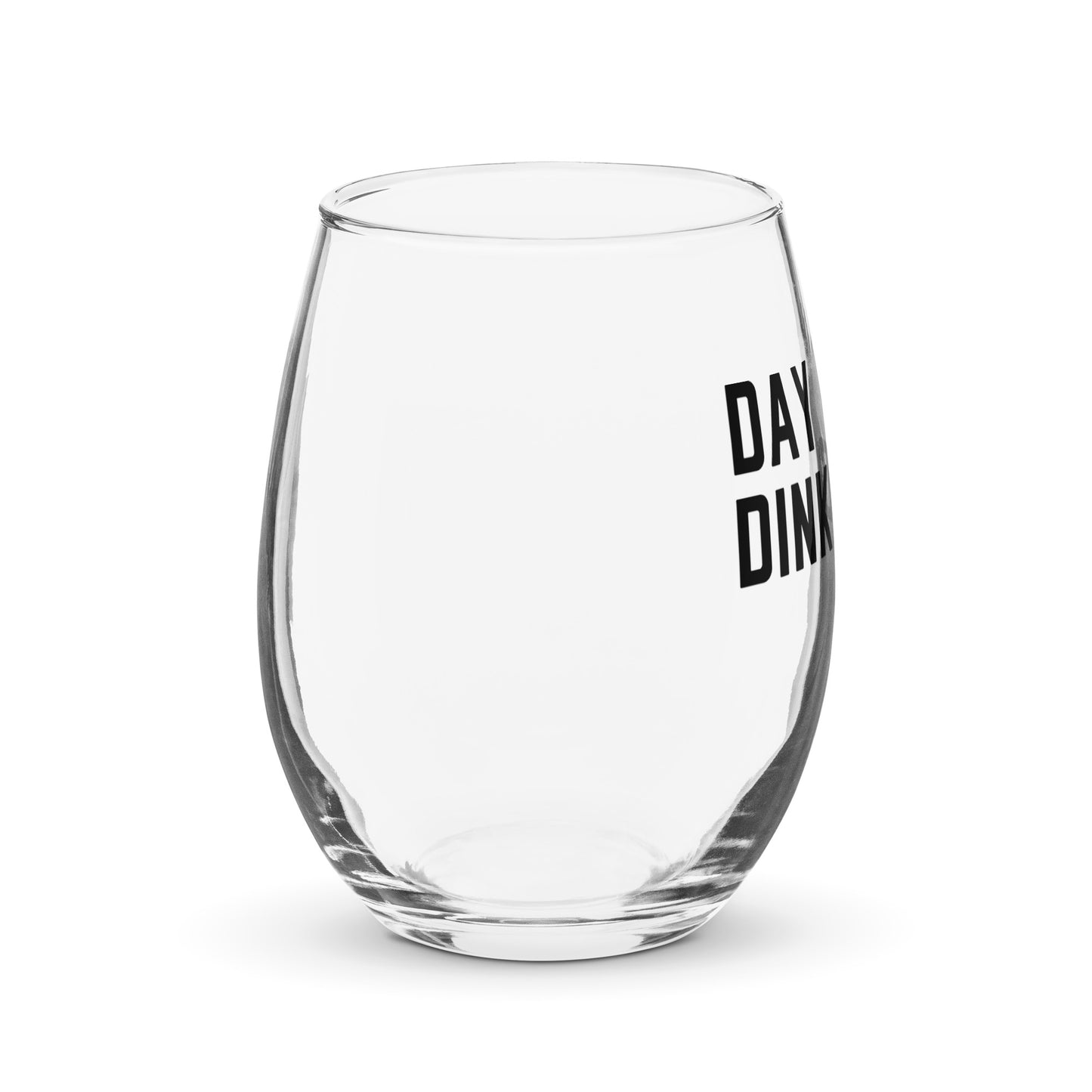 Pickleball Day Dinking Wine Glass - Stemless