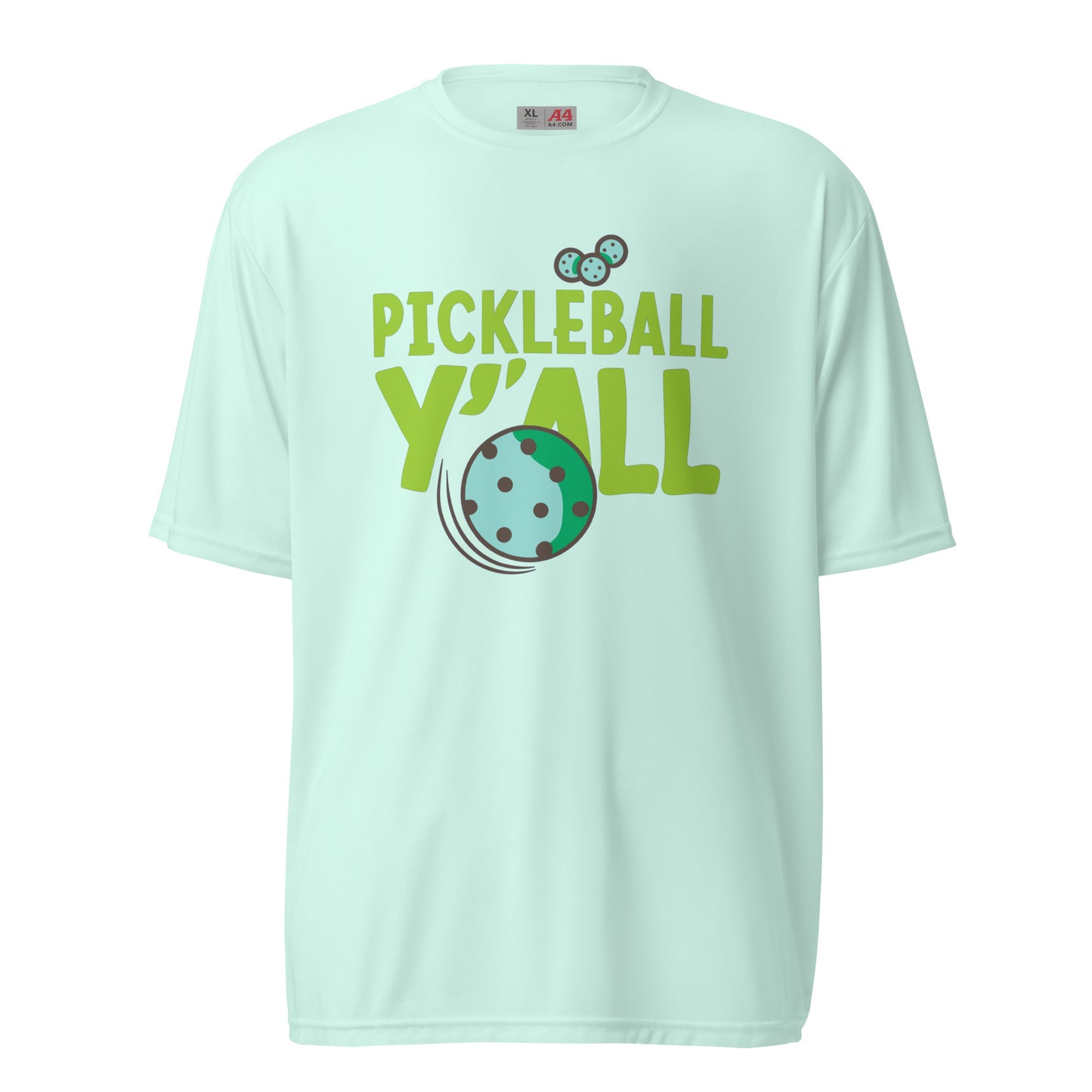 Pickleball Y'all Unisex Performance crew neck t-shirt