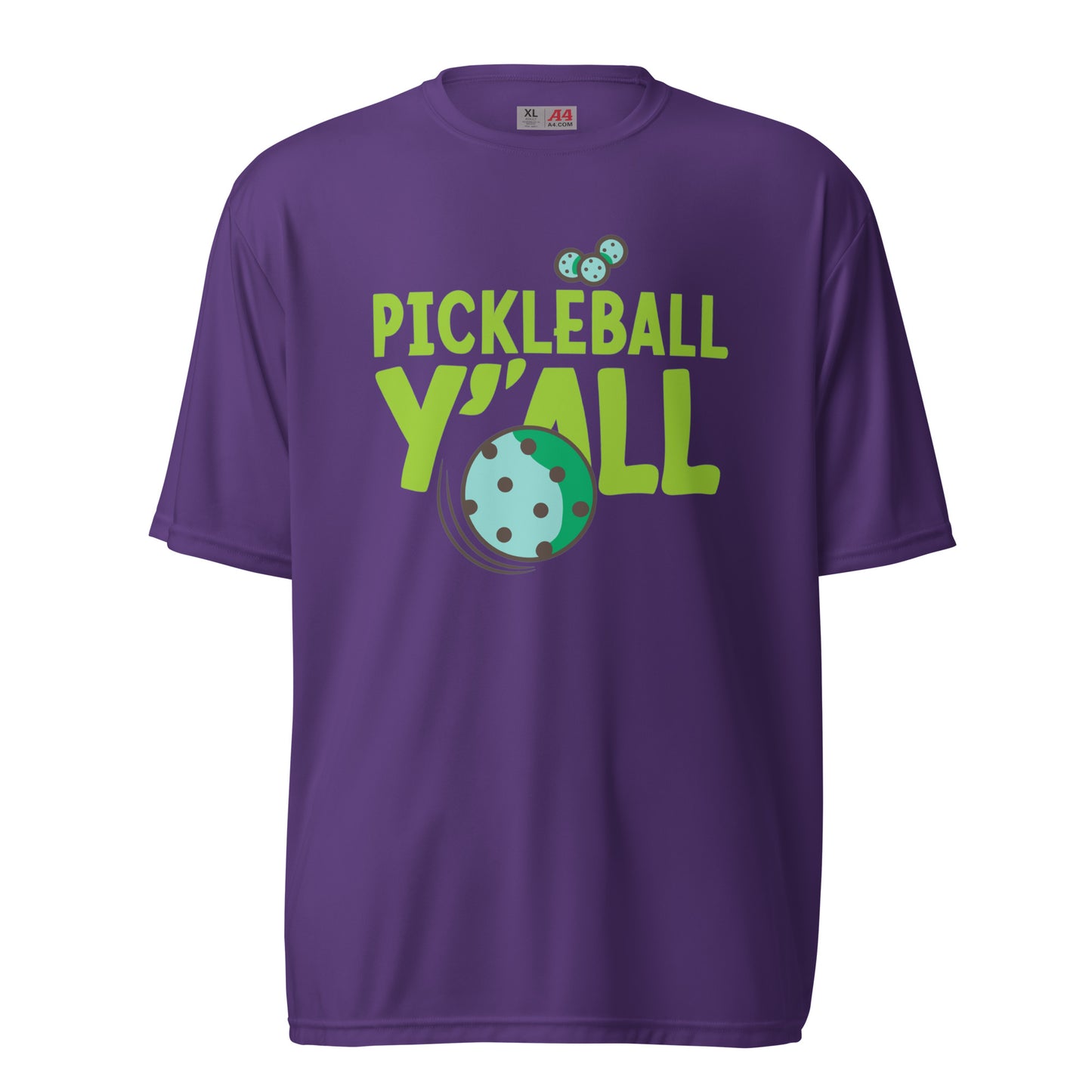 Pickleball Y'all Unisex Performance crew neck t-shirt