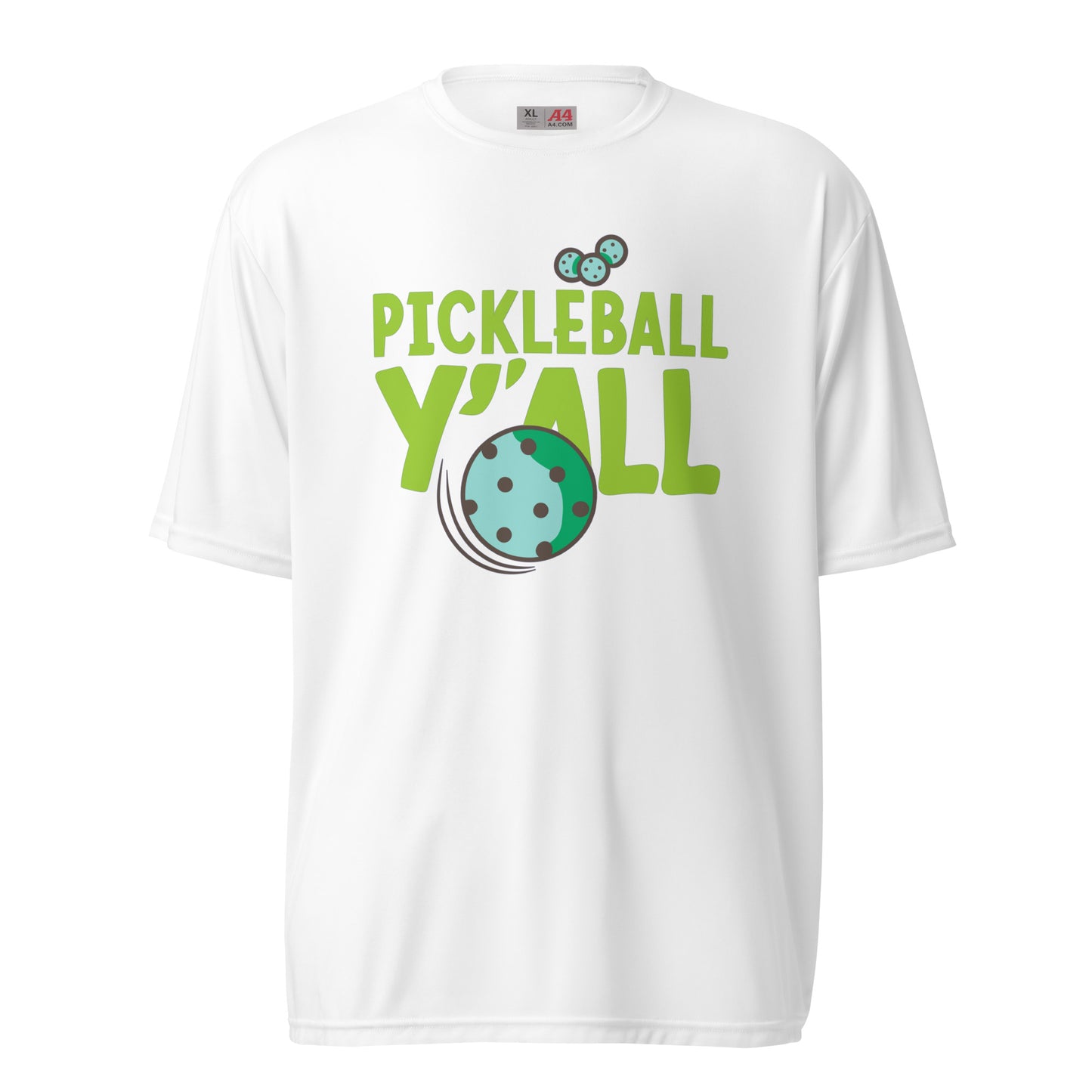 Pickleball Y'all Unisex Performance crew neck t-shirt