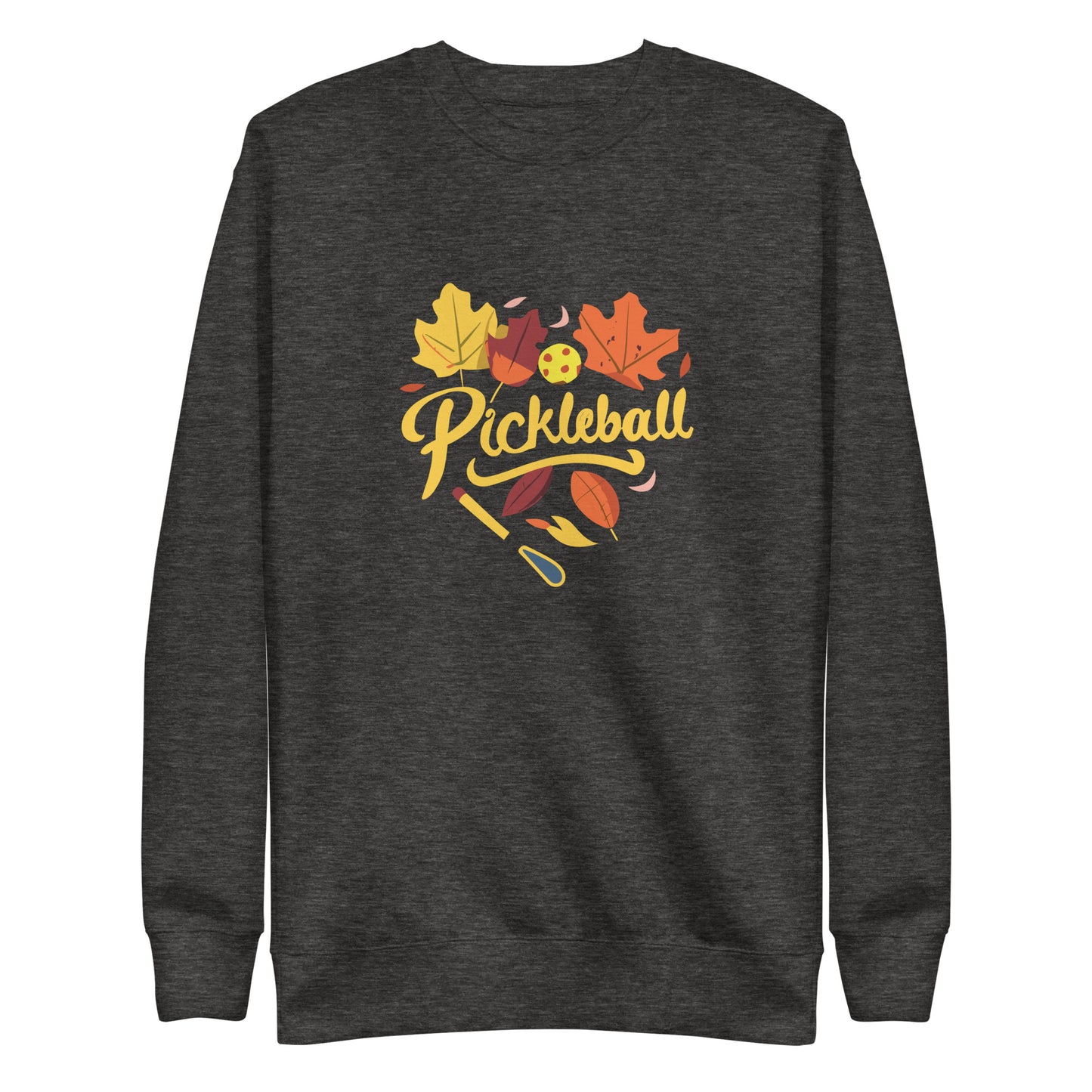 Fall in Love with Pickleball Fun Unisex Premium Sweatshirt