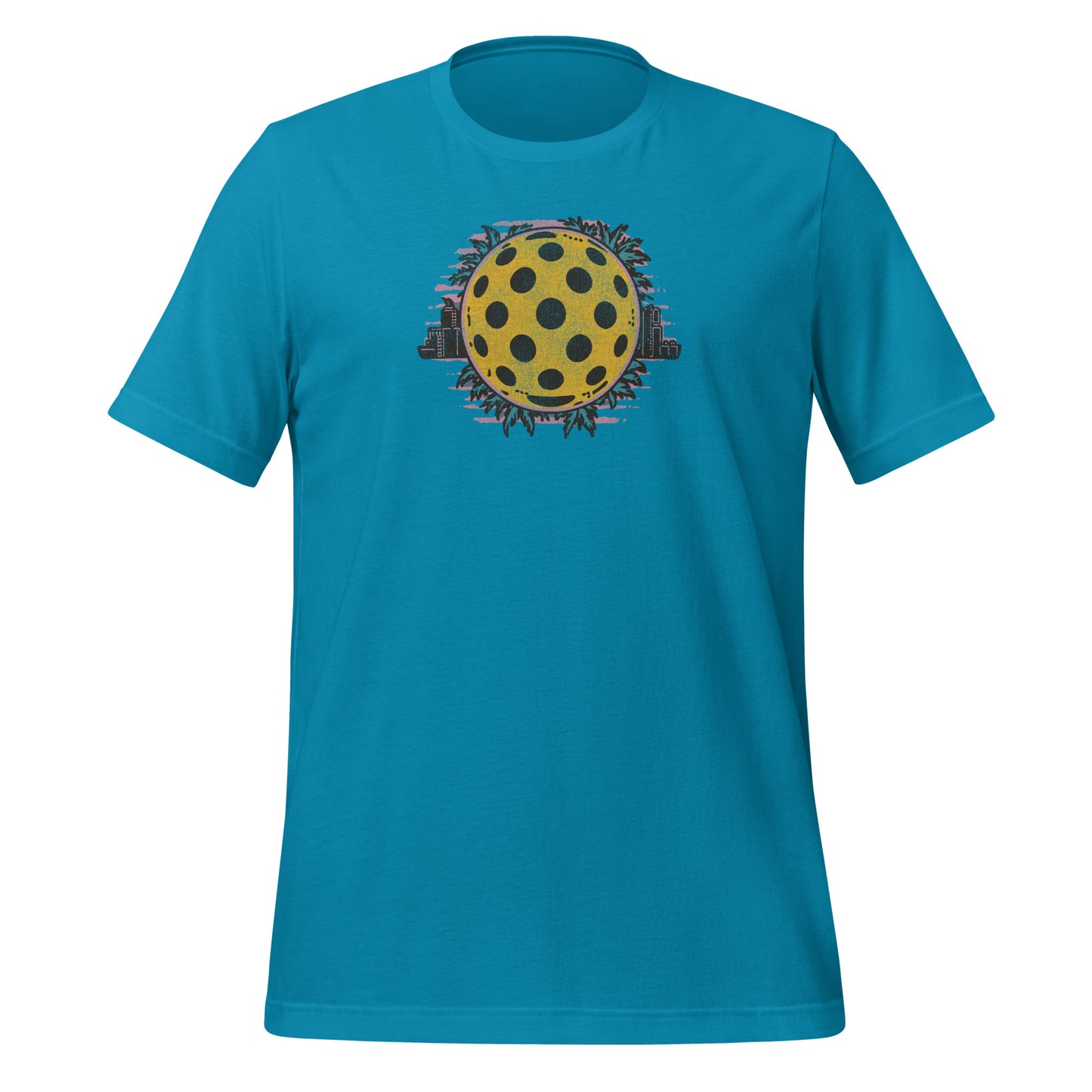 Retro Splash Pickleball Tee - Vintage Vibes