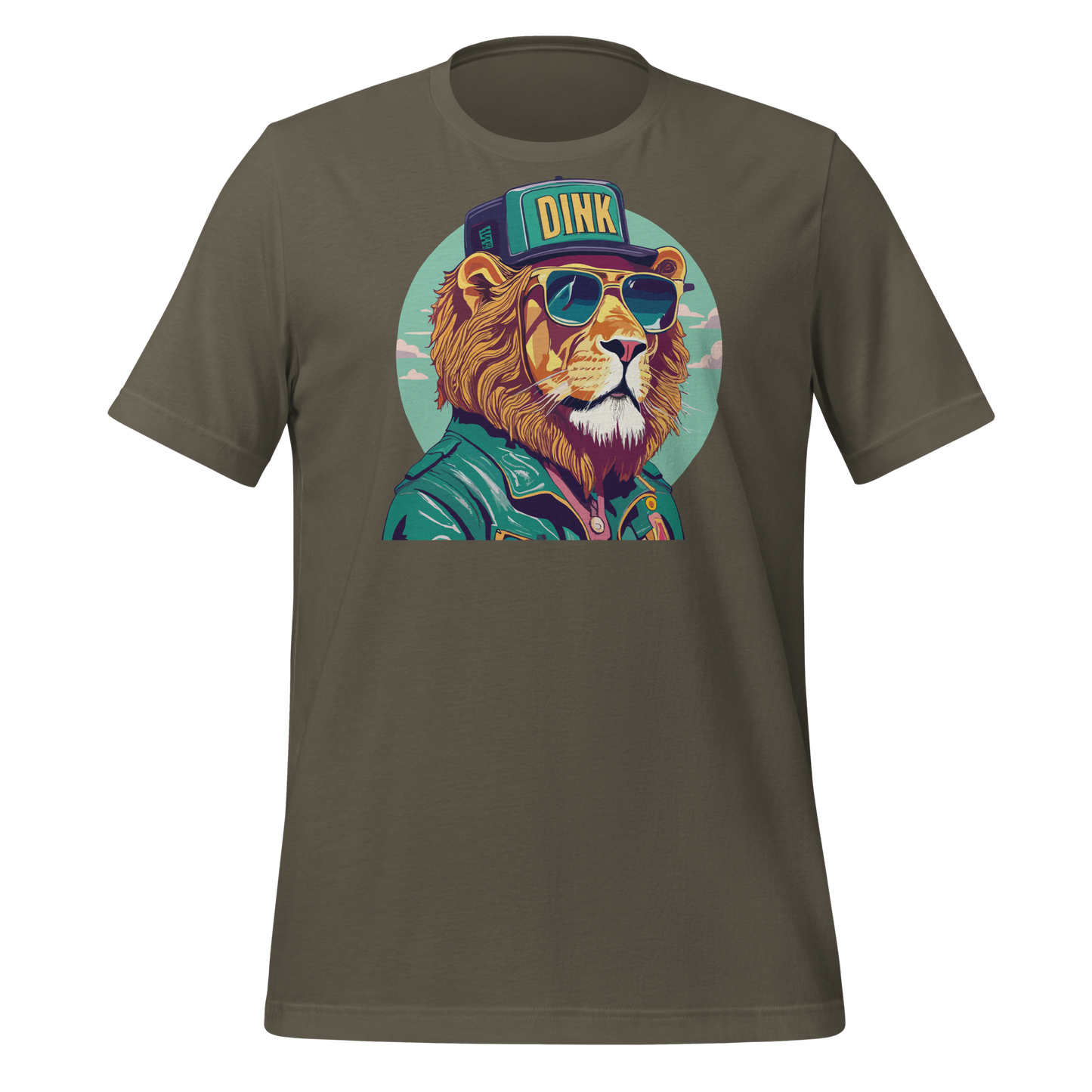 Lion King of the Dink Pickleball T-Shirt