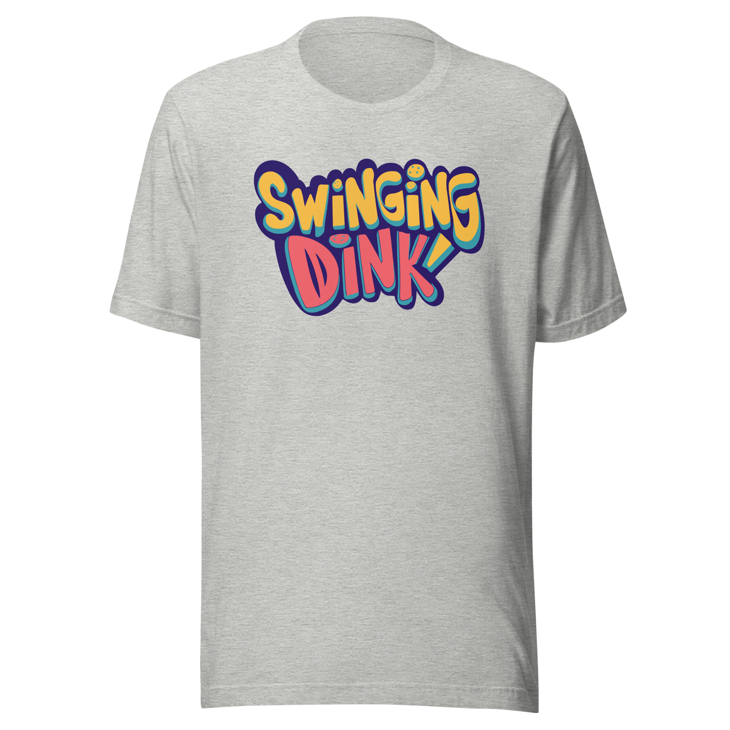 Pickleball Swining Dink Unisex t-shirt