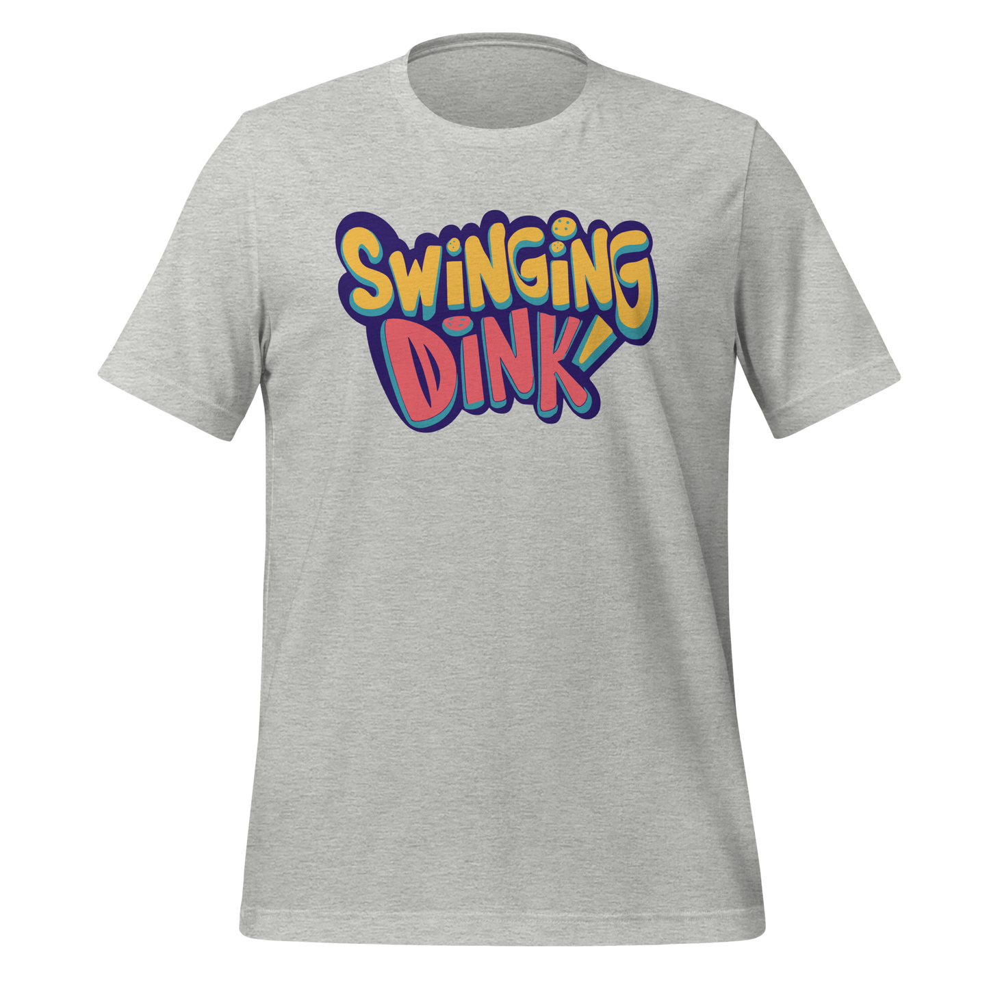 Pickleball Swining Dink Unisex t-shirt