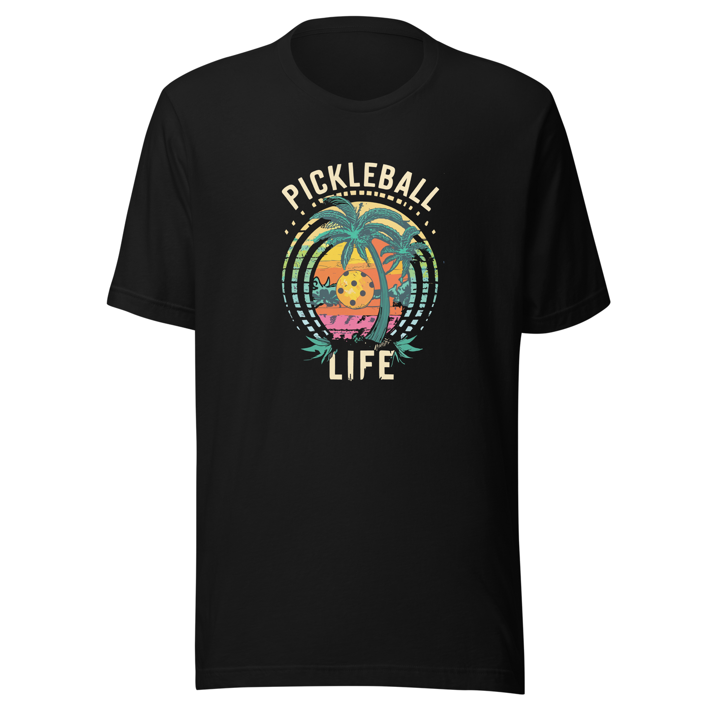 Pickleball Life Retro T-Shirt - Embrace the Vibe Unisex t-shirt