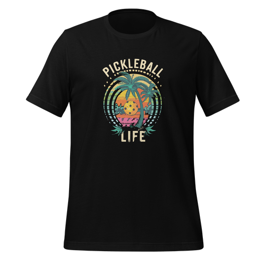 Pickleball Life Retro T-Shirt - Embrace the Vibe Unisex t-shirt