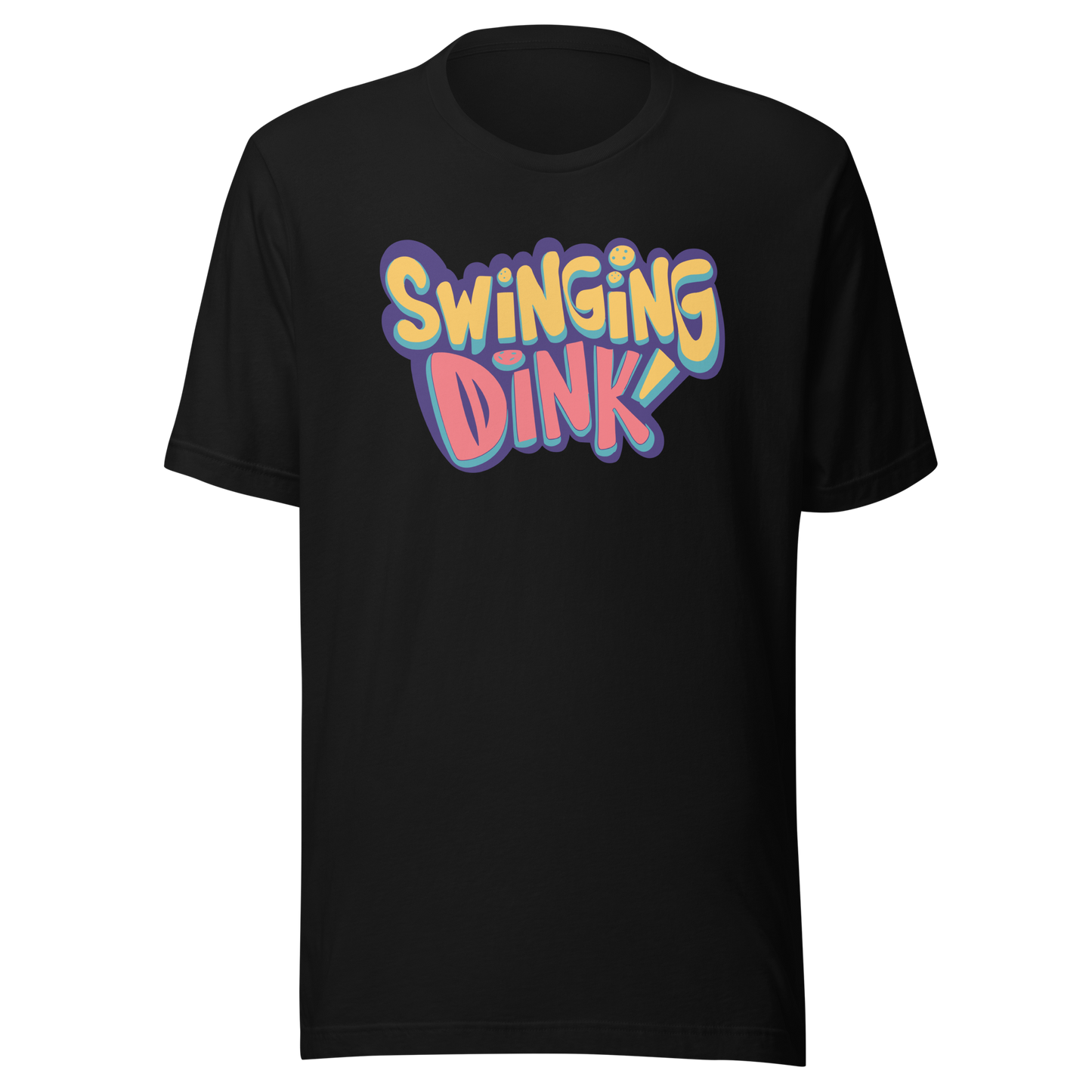 Pickleball Swining Dink Unisex t-shirt