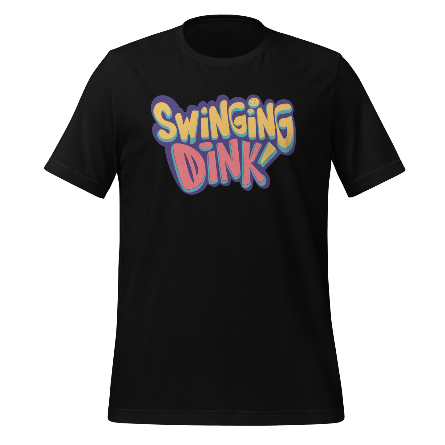 Pickleball Swining Dink Unisex t-shirt