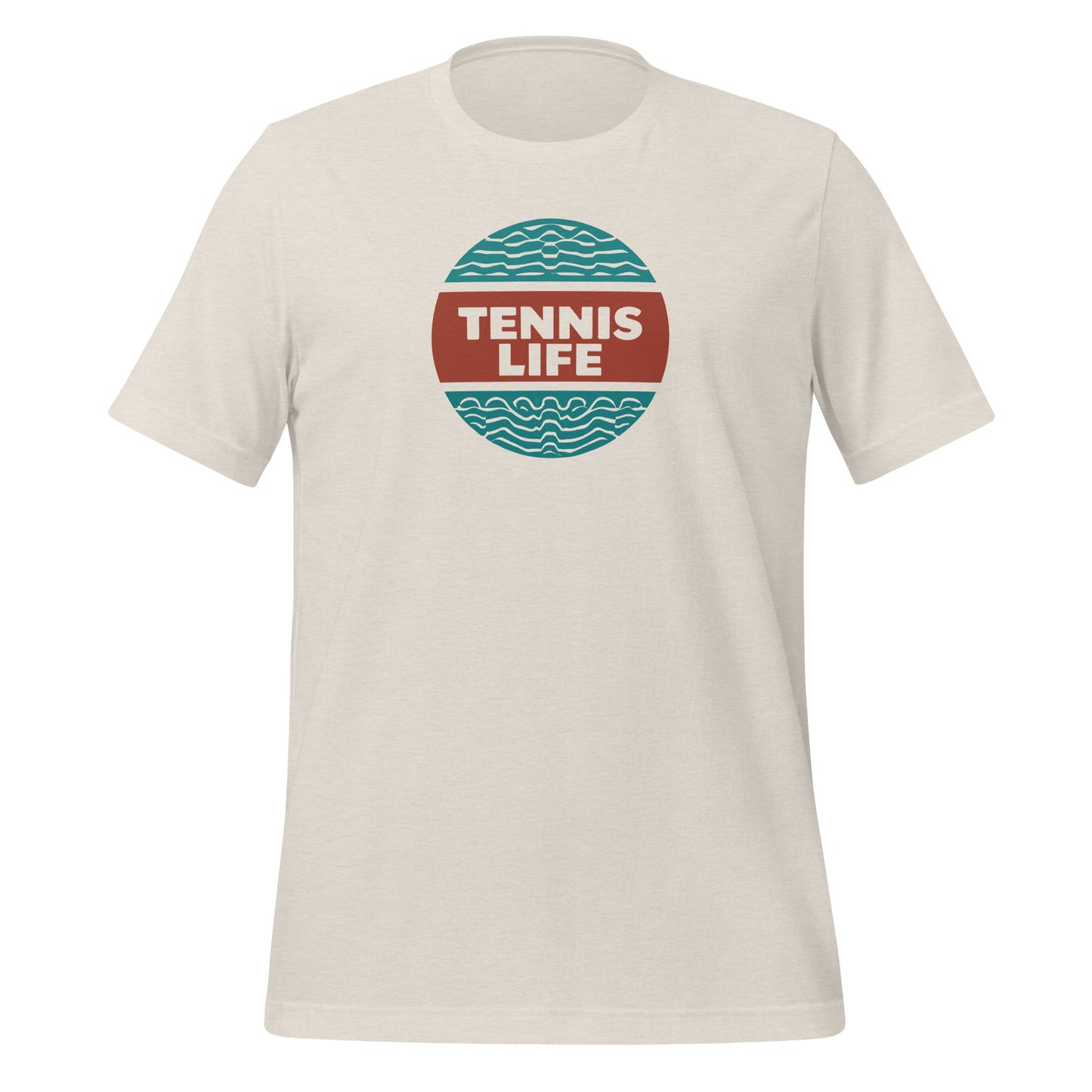 Tennis Life Ocean Waves T-shirt