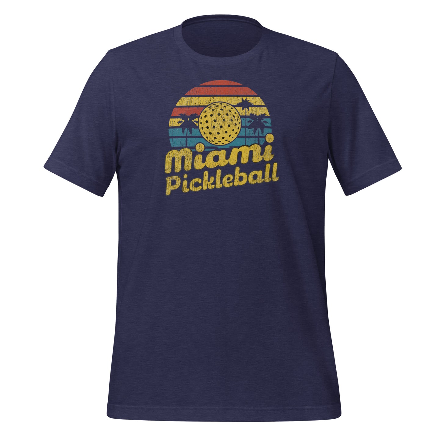 Miami Pickleball Retro Unisex t-shirt