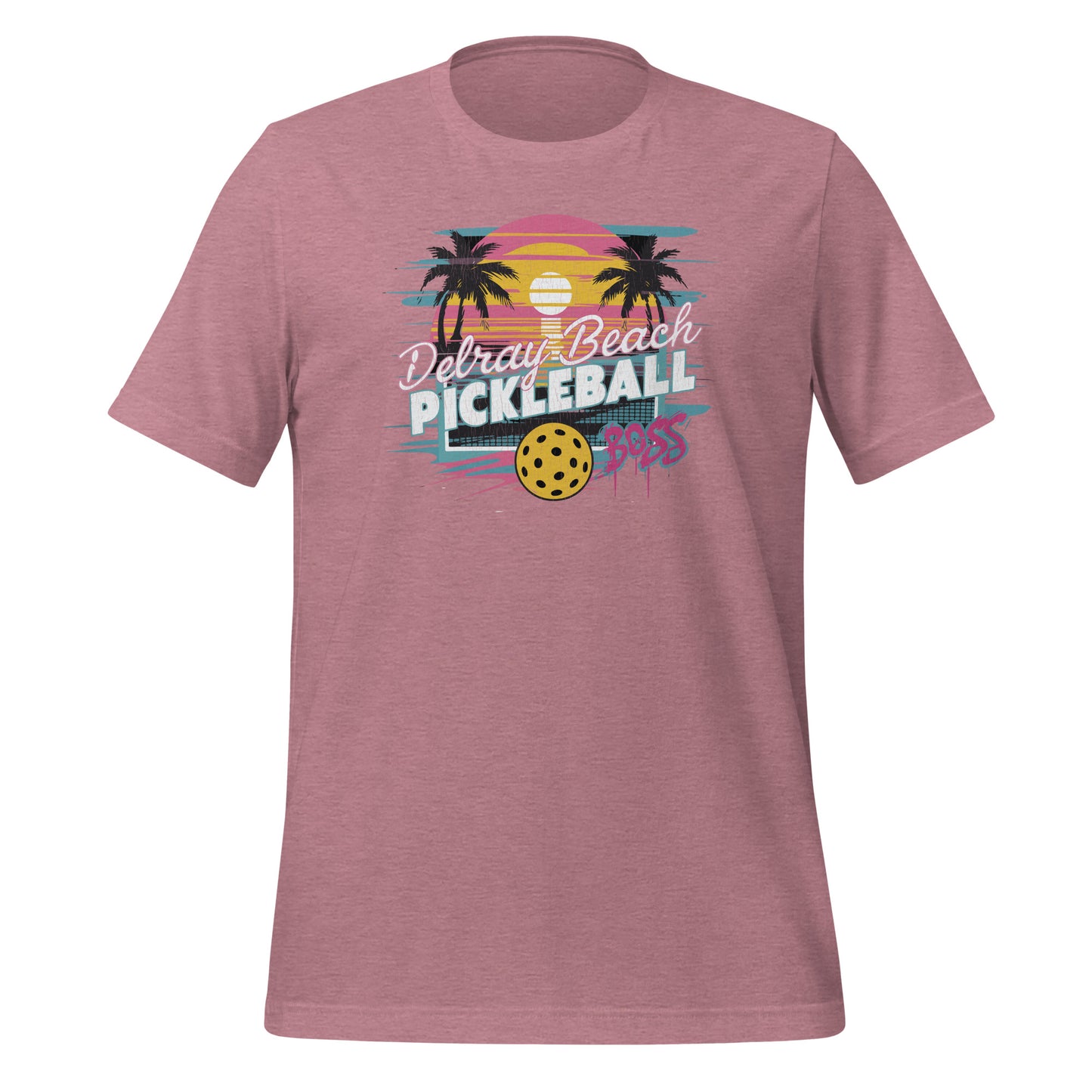 Delray Beach Pickleball Boss Tee - Retro Style